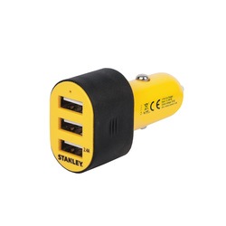 Stanley Tools - 3Port Car Charger - 1410414ST2