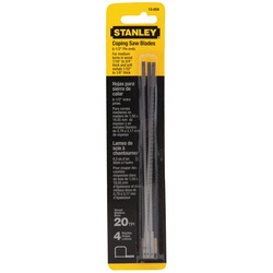 Stanley Tools - 4 pk 612 in x 20 TPI Coping Saw Blades - 15-059