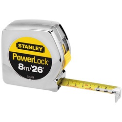 Stanley Tools - 8m26 ft PowerLock Classic Tape Measure - 33-428