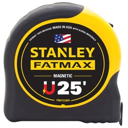 Product image for Stanley FMHT33865L 1-1/4" x 25ft FATMAX Tape Measure w/ Magnetic Hook