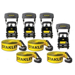 Stanley Tools - 4 pc Ratchet Straps - S10074