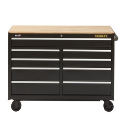 Stanley Tools - 300 Series 52 in W 9Drawer Mobile Workbench - STST25291BK