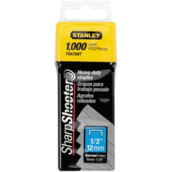 Stanley Tools - 1000 pc 12 in Heavy Duty Staples - TRA708T