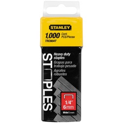 Stanley Tools - 1000 pc 14 in Heavy Duty Staples - TRC604T