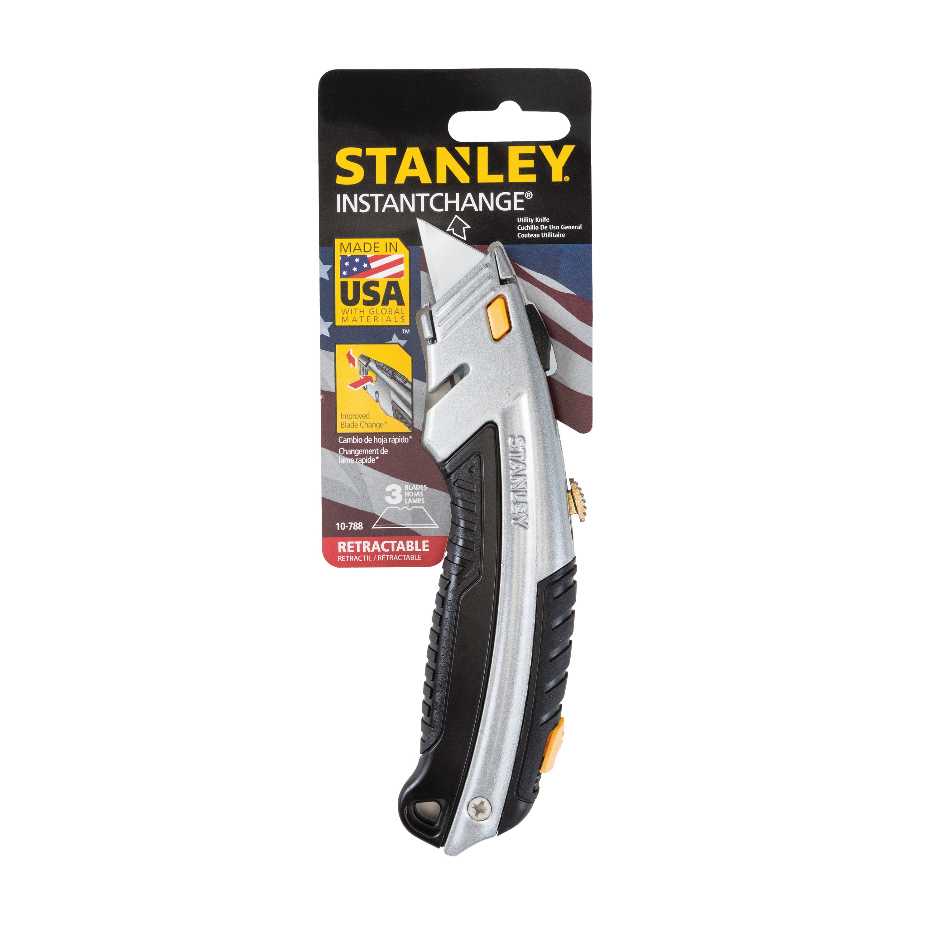 Stanley Tools - 658 in INSTANTCHANGE Retractable Knife - 10-788