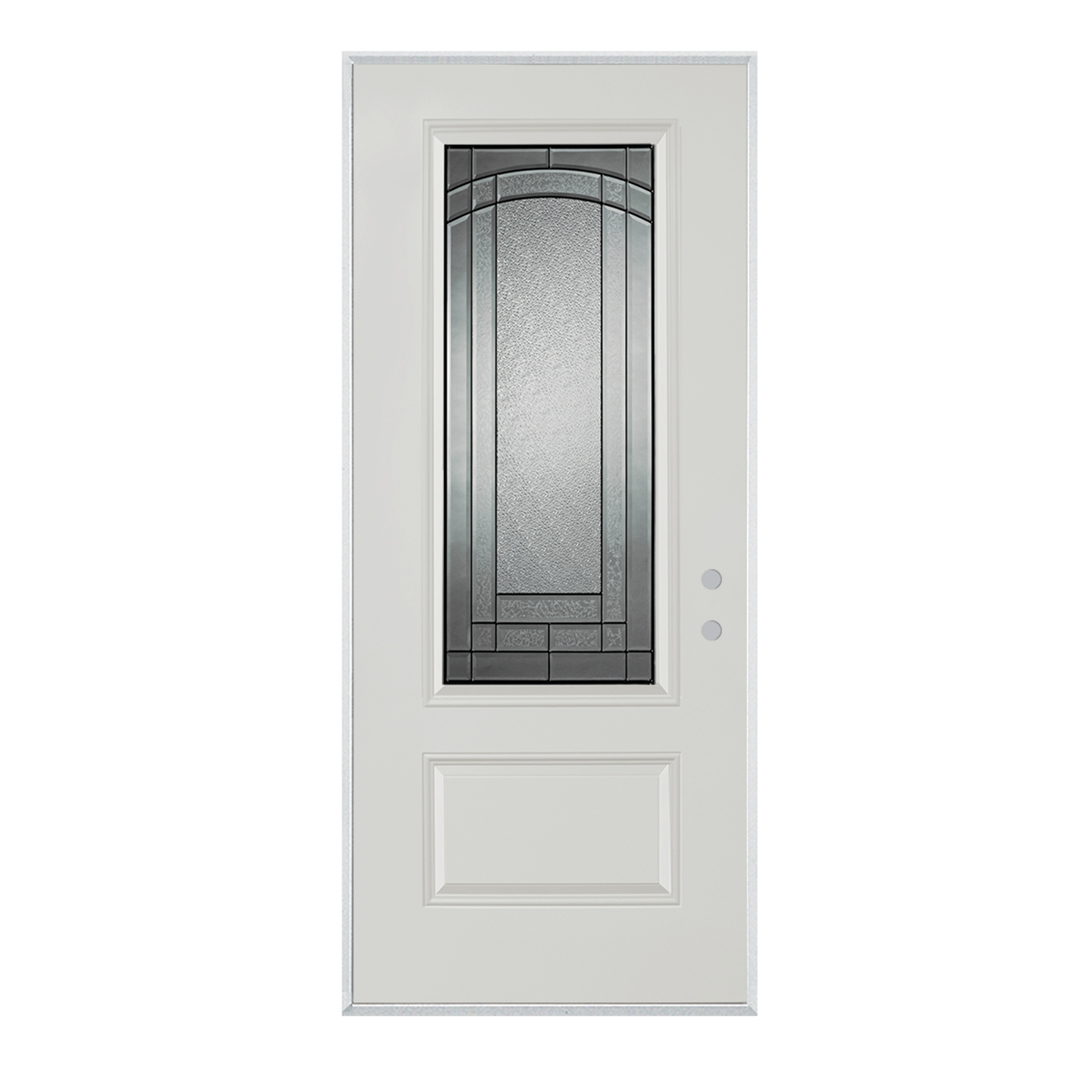 Chatham 3 4 Lite 1 Panel Painted Steel Prehung Left Hand Entry