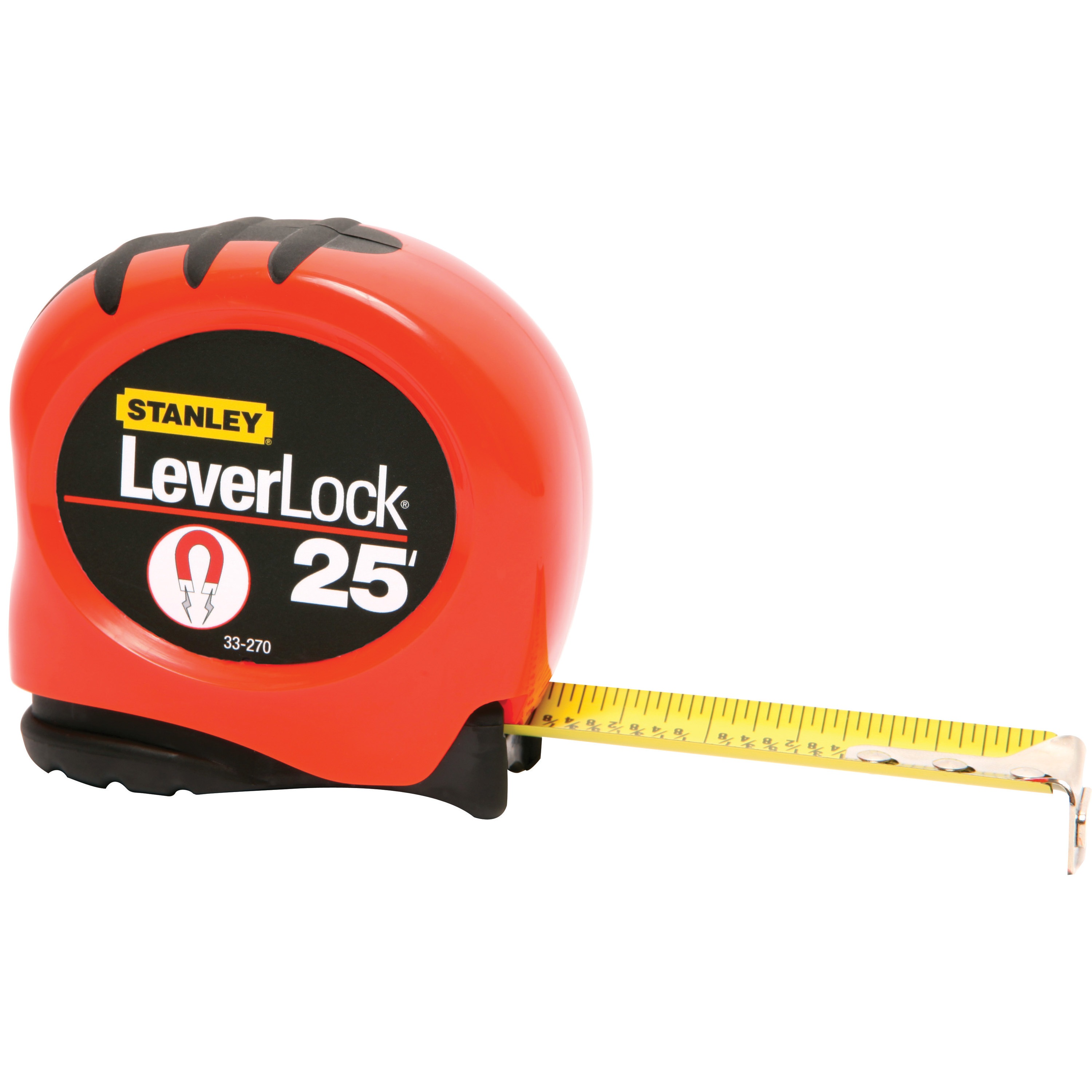 25 ft. High Visibility LEVERLOCK® Tape Measure 33270 STANLEY Tools