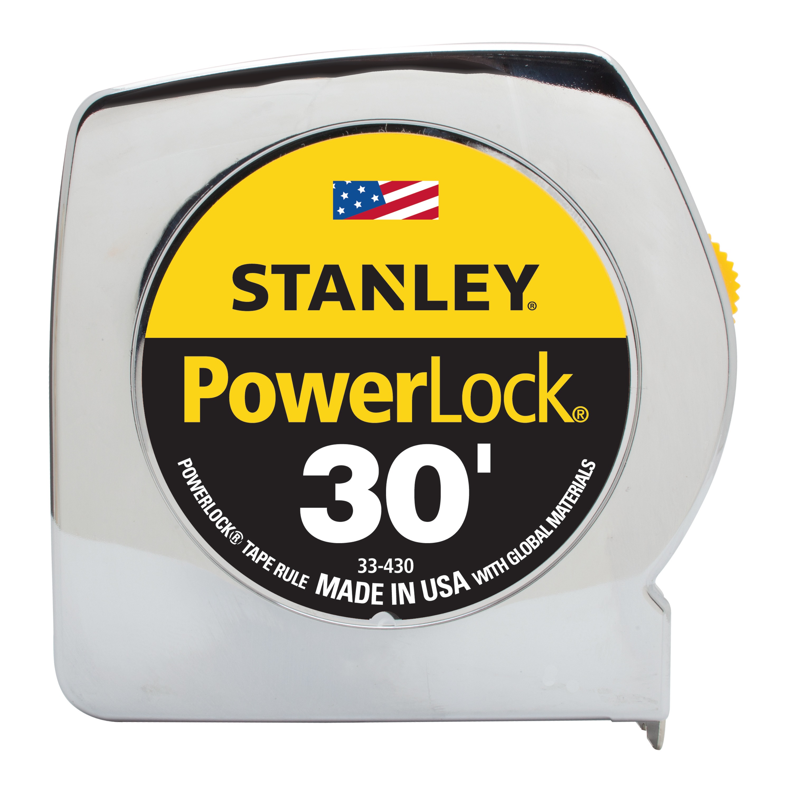 Stanley Tools - 30 ftPowerLock Tape Measure with BladeArmor - 33-430
