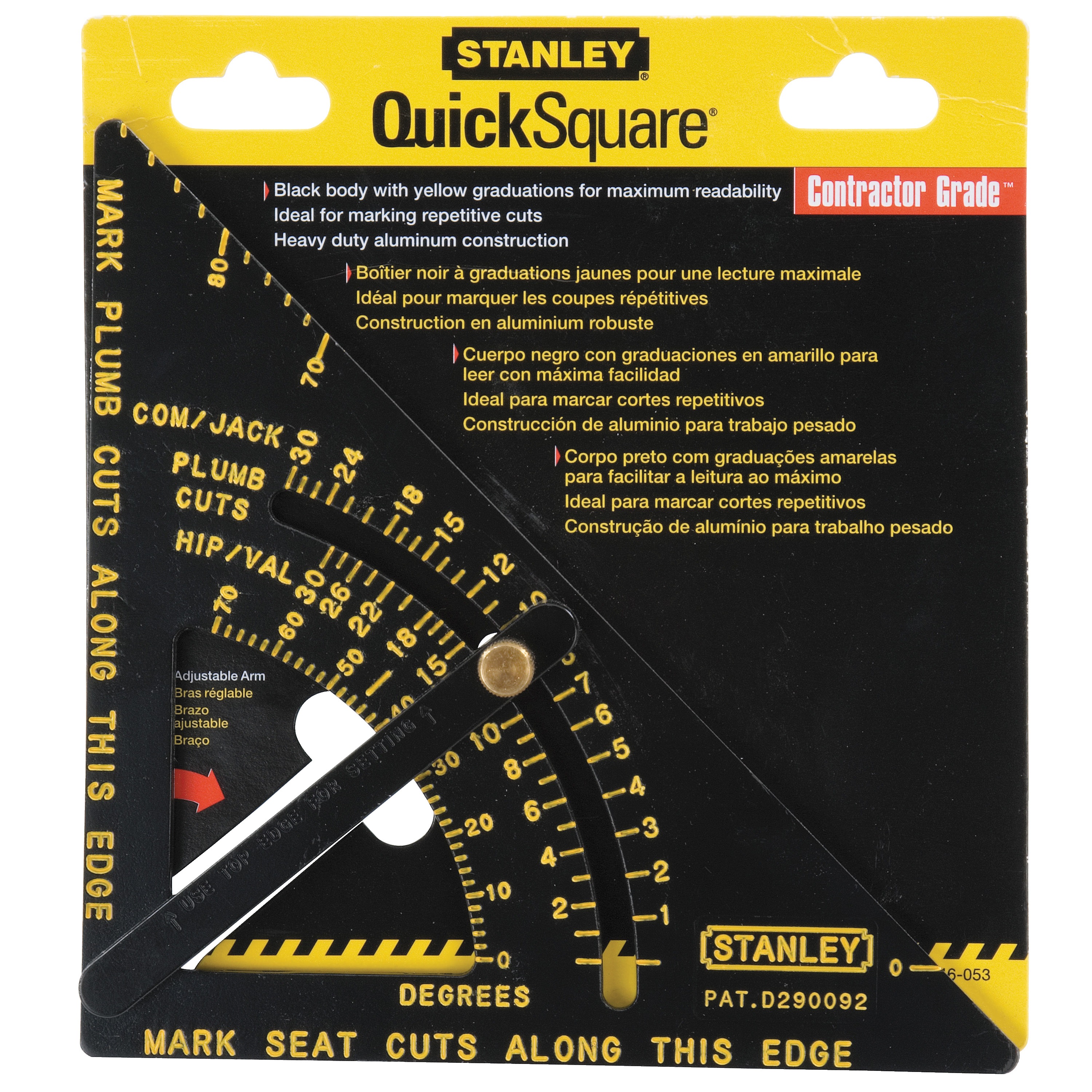 Premium Adjustable Quick Square® 46053 STANLEY Tools