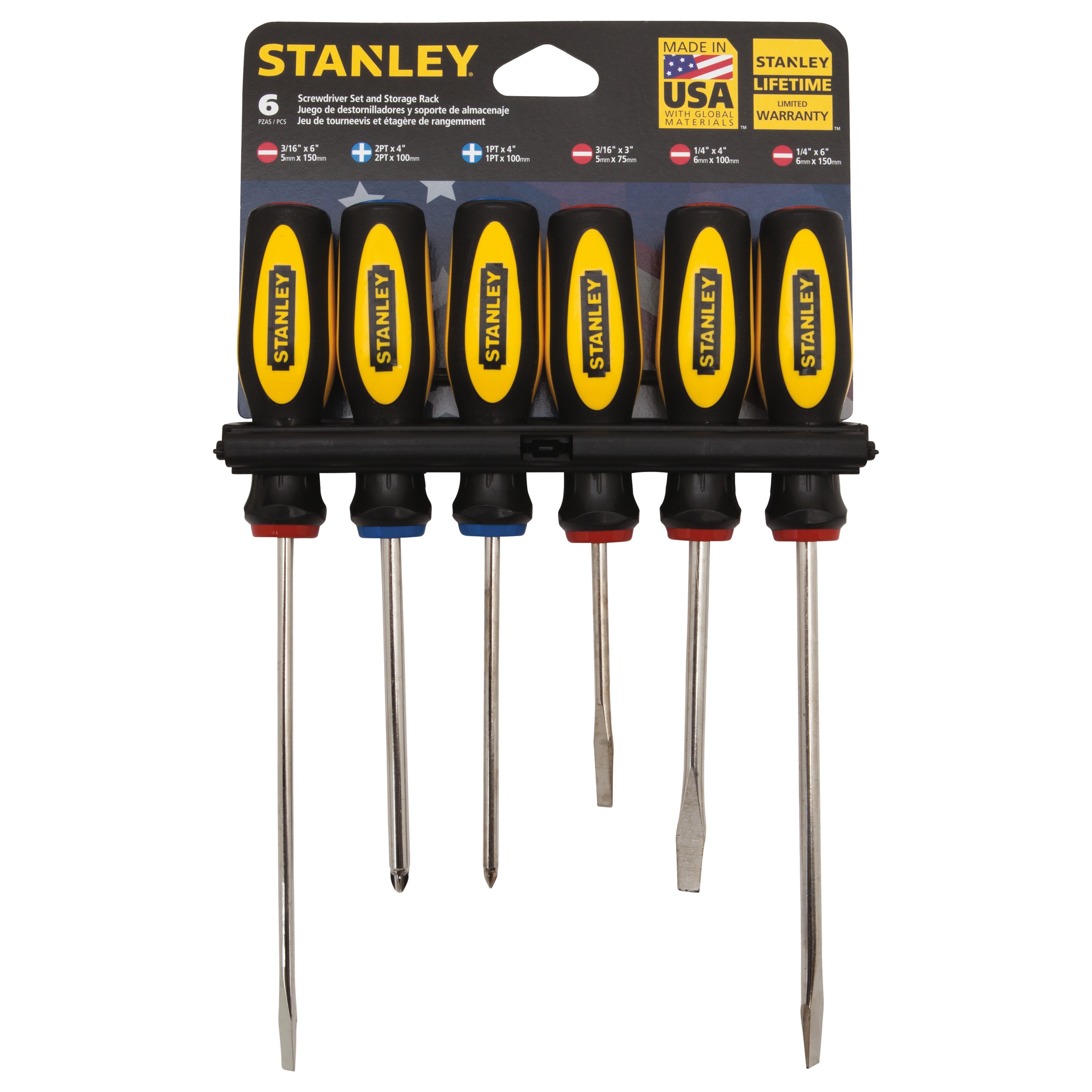 Stanley Tools - 6 pc Screwdriver Set - 60-060