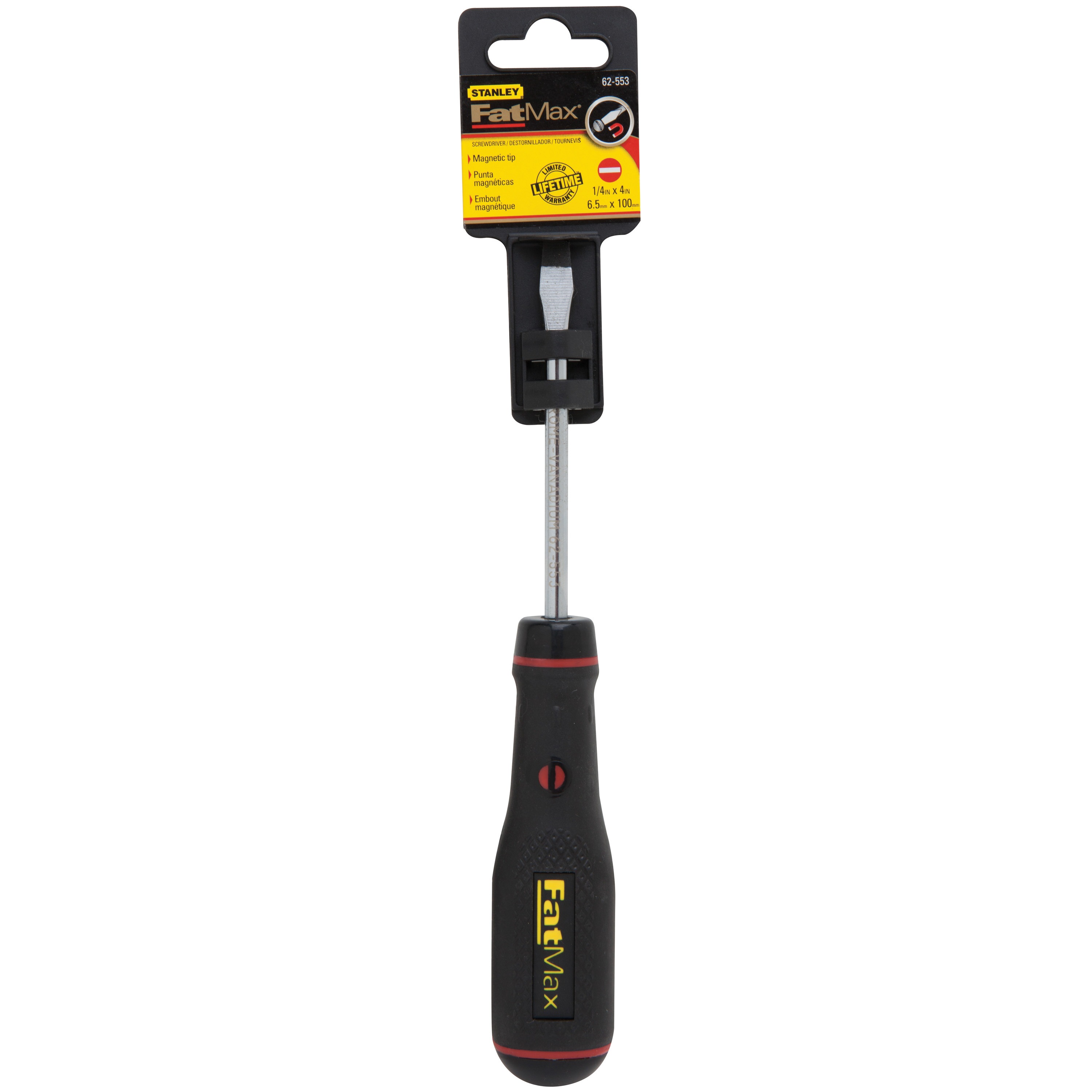 1 4 In X 4 In Standard Screwdriver 62 553 STANLEY Tools