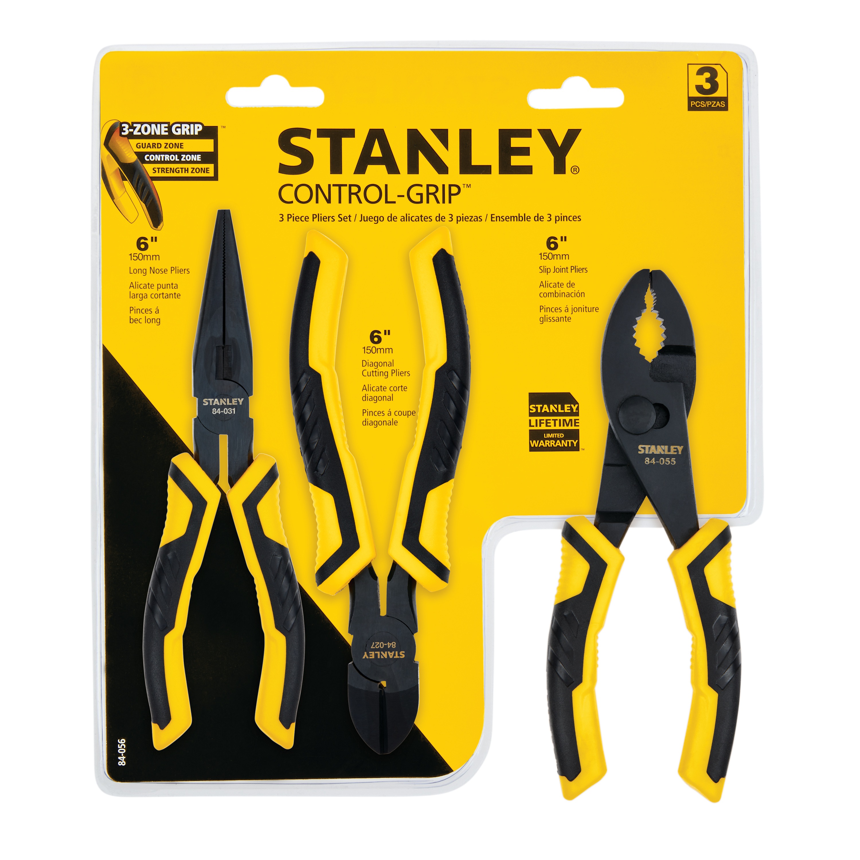 Stanley Tools - 3 pc Pliers Set - 84-056