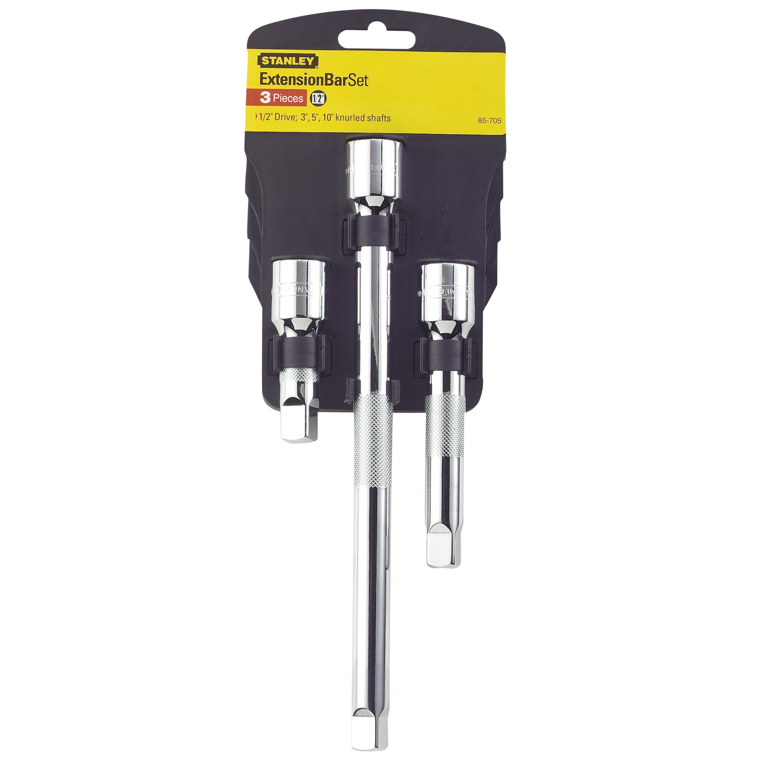 3 pc 1/2" Extension Bar Set 85705 STANLEY Tools