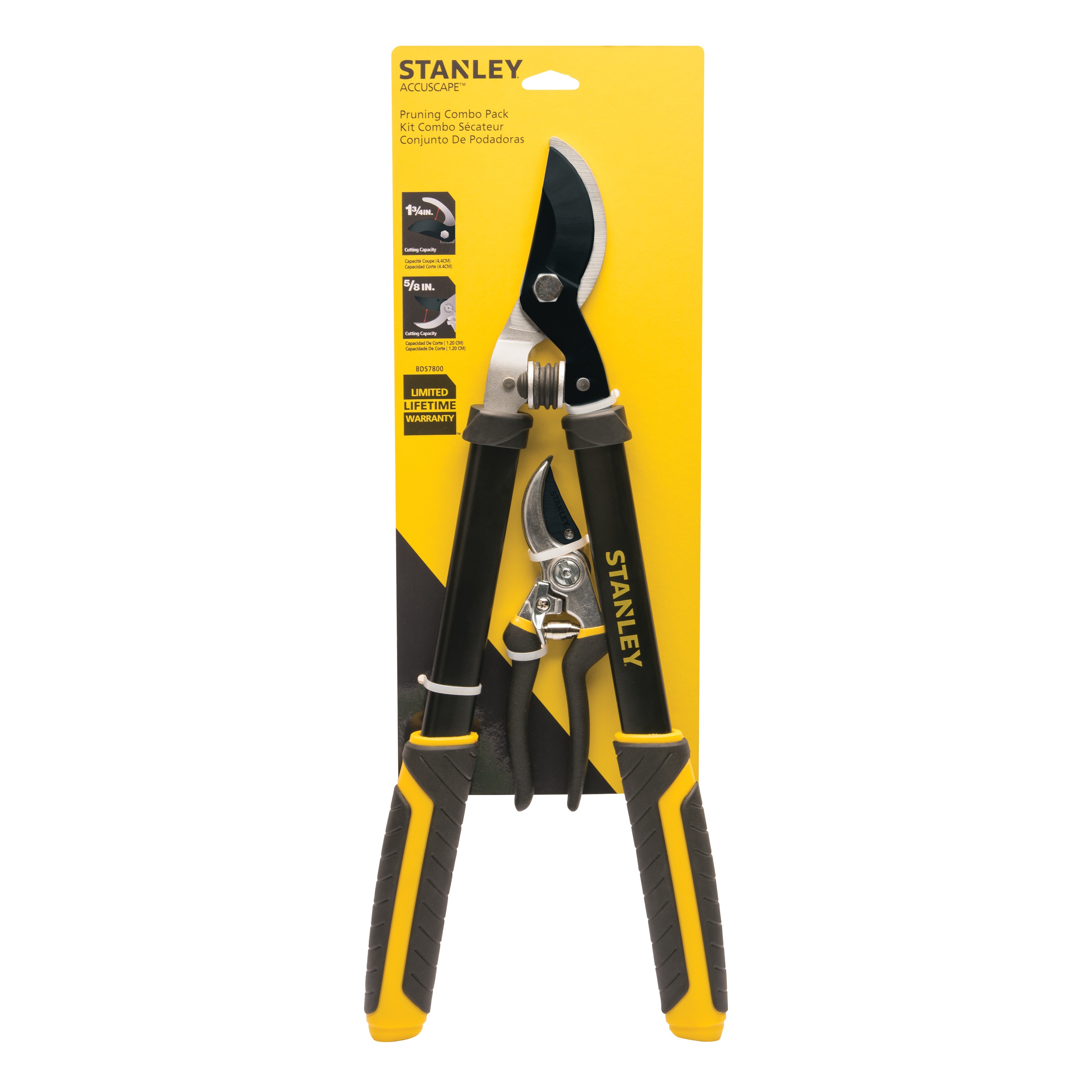 Stanley Tools - PRUNING COMBO PACK 21 in BYPASS LOPPER  8 in BYPASS PRUNER - BDS7800
