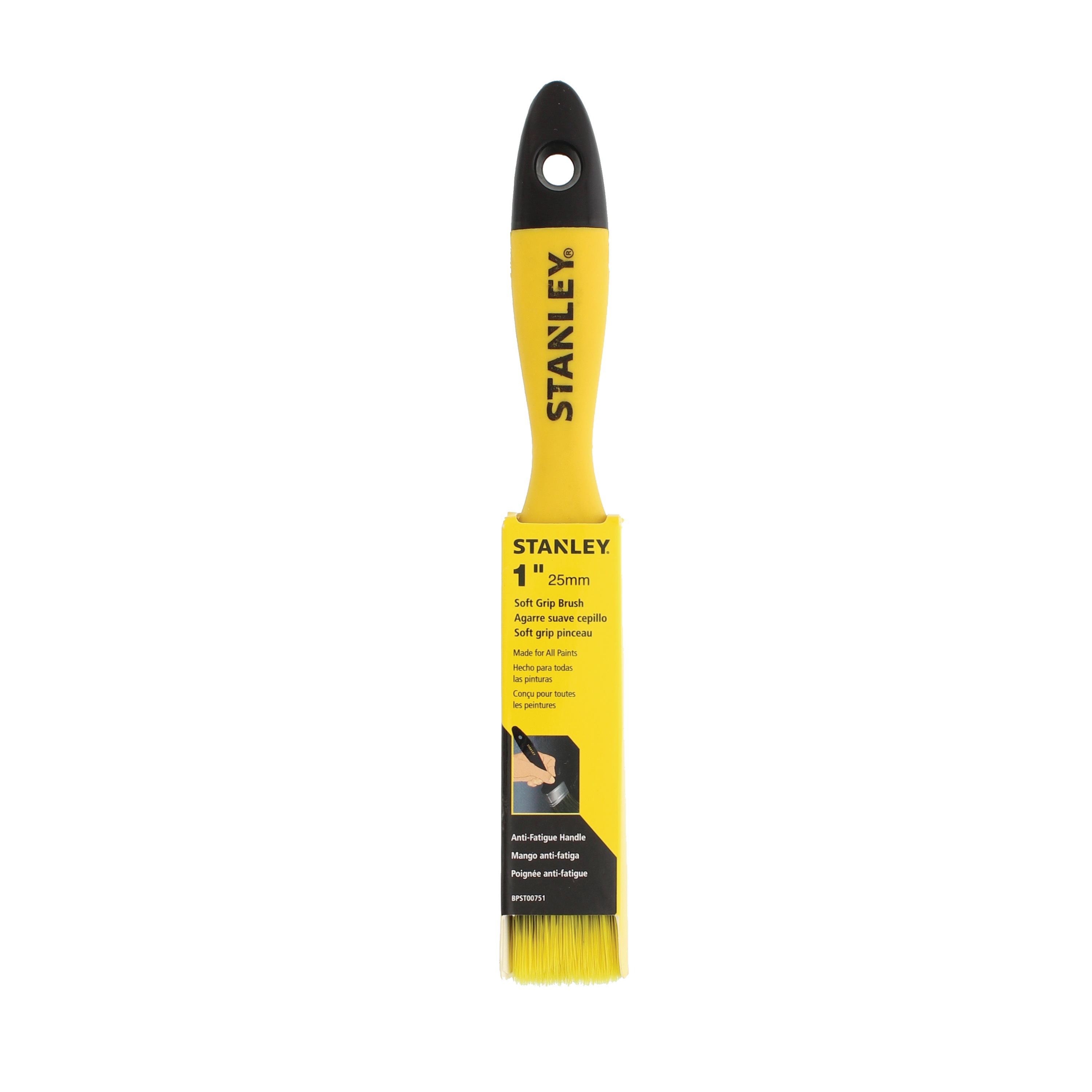 1 in Polyester Flat Paint Brush BPST00751 STANLEY Tools