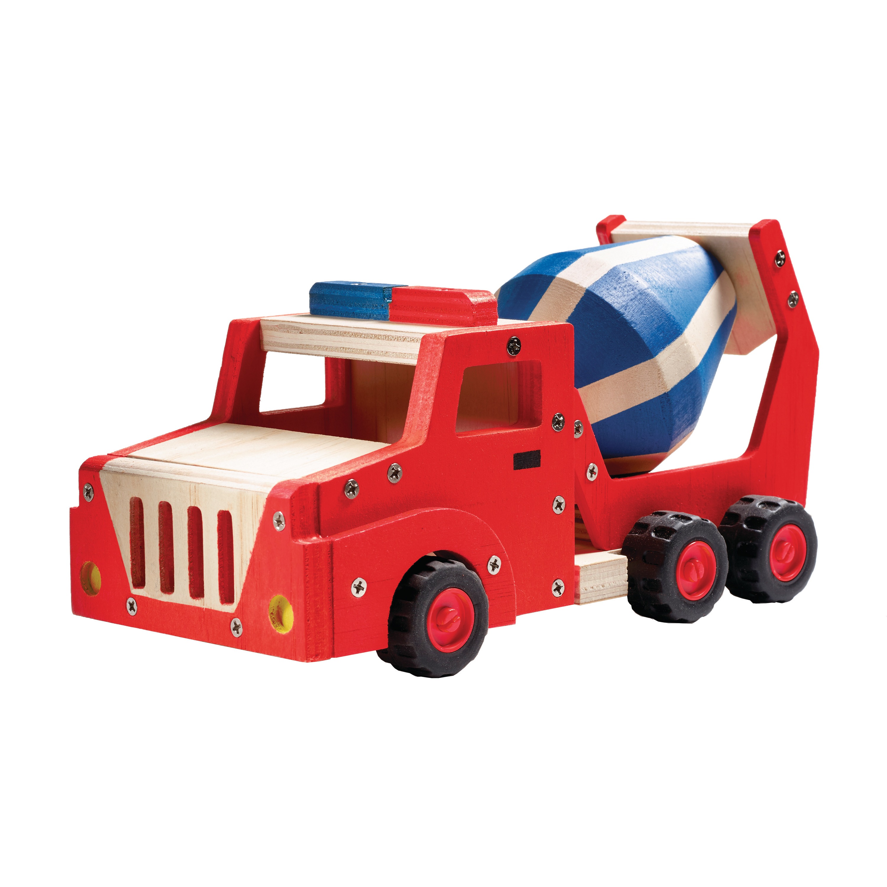 wooden cement mixer toy