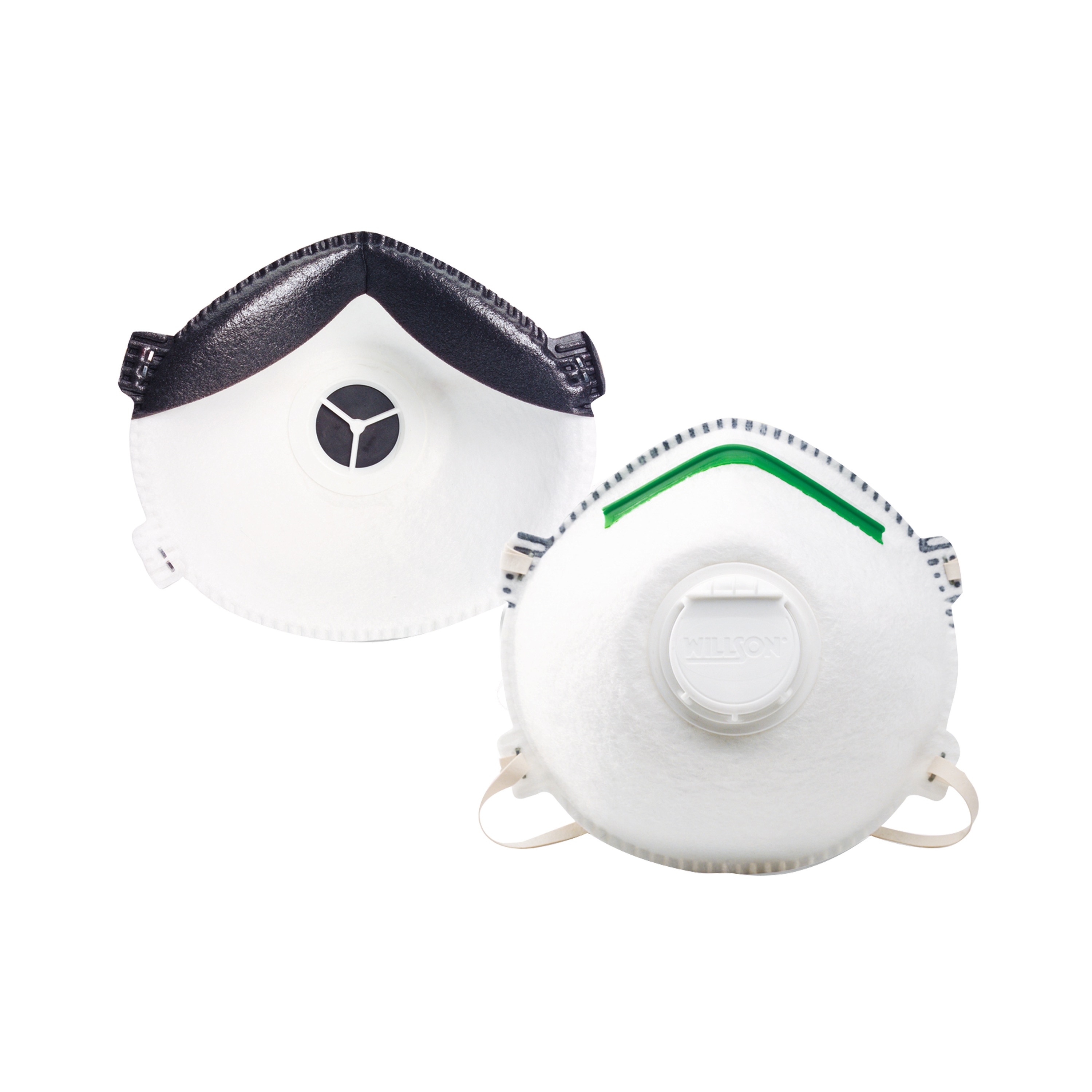 disposable dust mask with exhalation valve