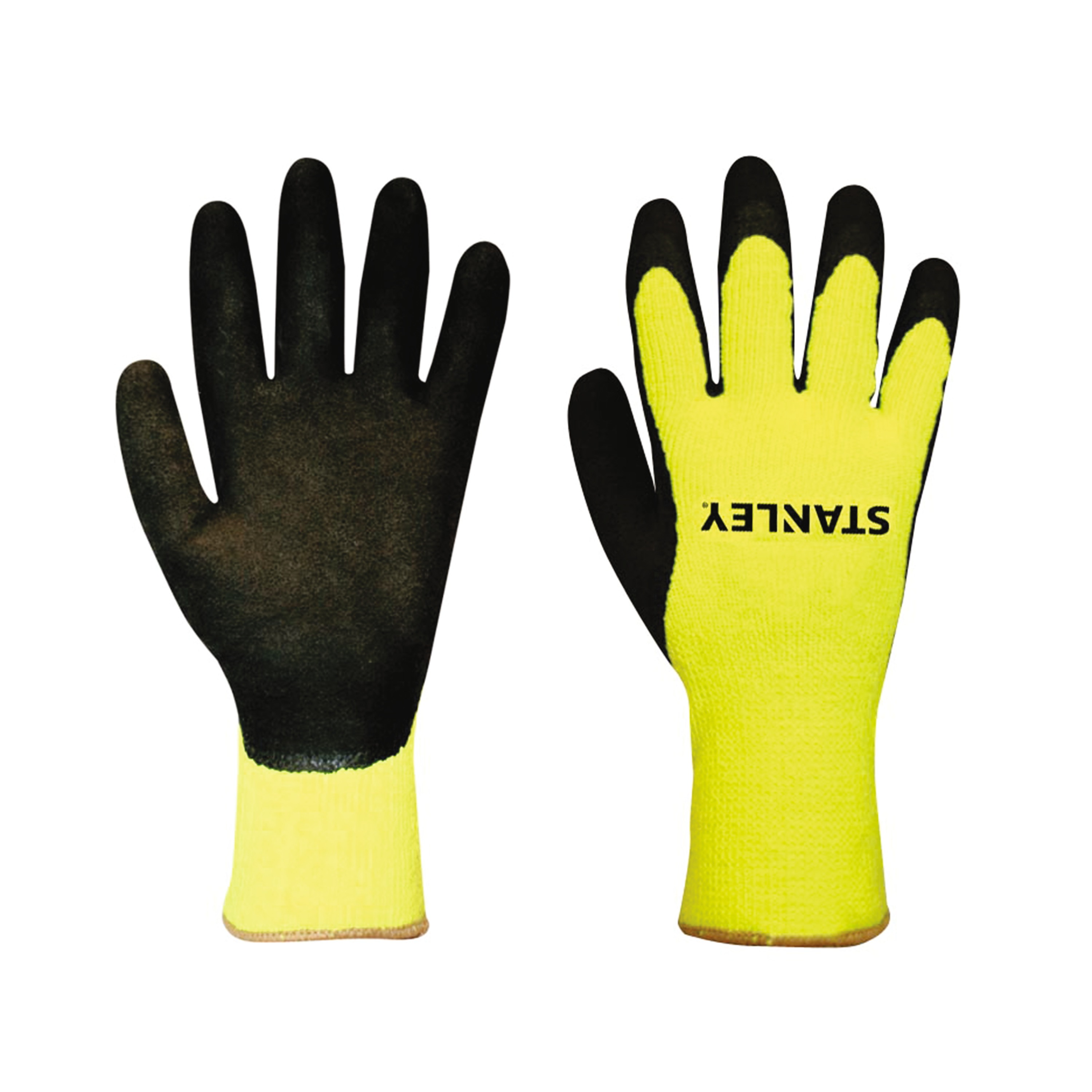 Thermal HiVis Lime LatexCoated Gloves S39831 STANLEY Tools