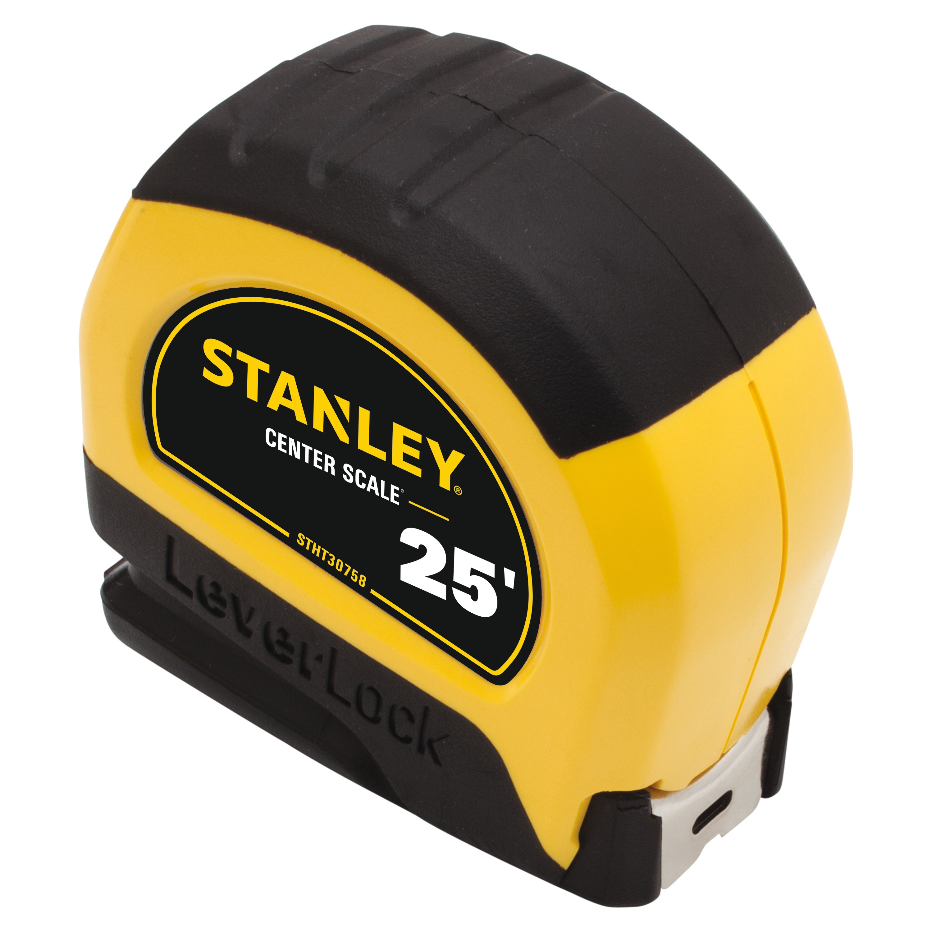 Stanley Tools - 25 ft Center Read LEVERLOCK Tape Measure - STHT30758L
