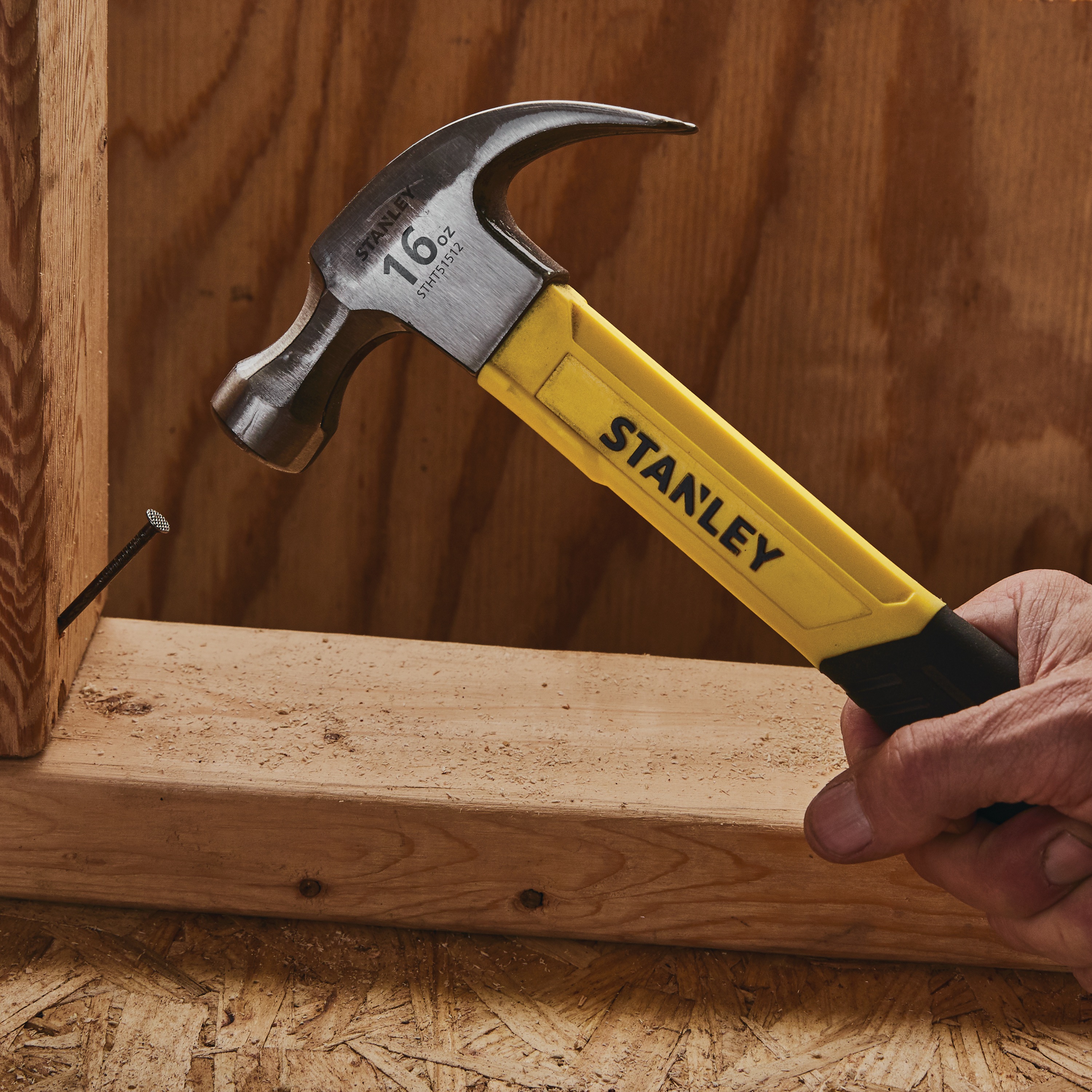 Stanley Tools - 16 oz Curve Claw Fiberglass Hammer - STHT51512