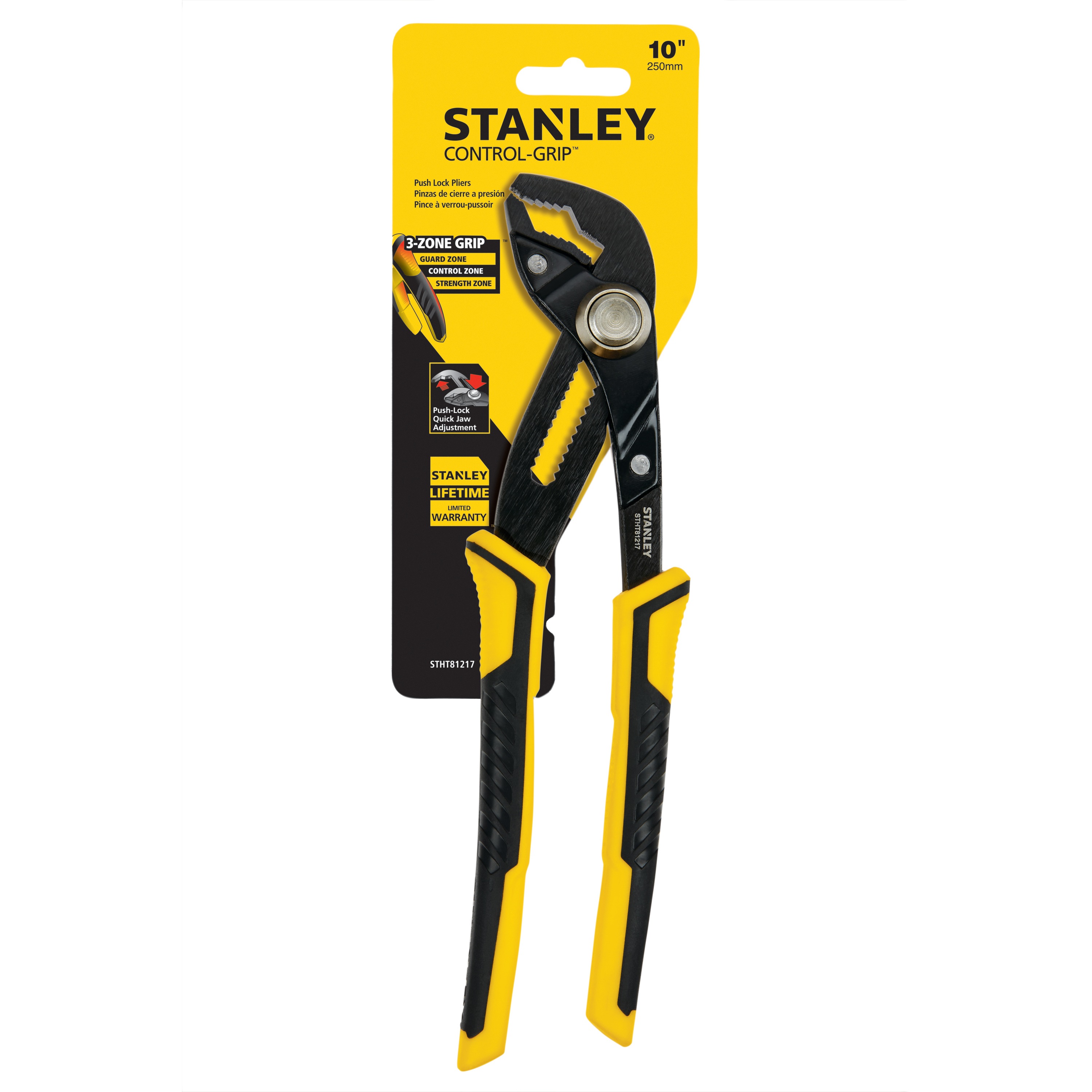 10 in. Push Lock Pliers STHT81217 STANLEY Tools