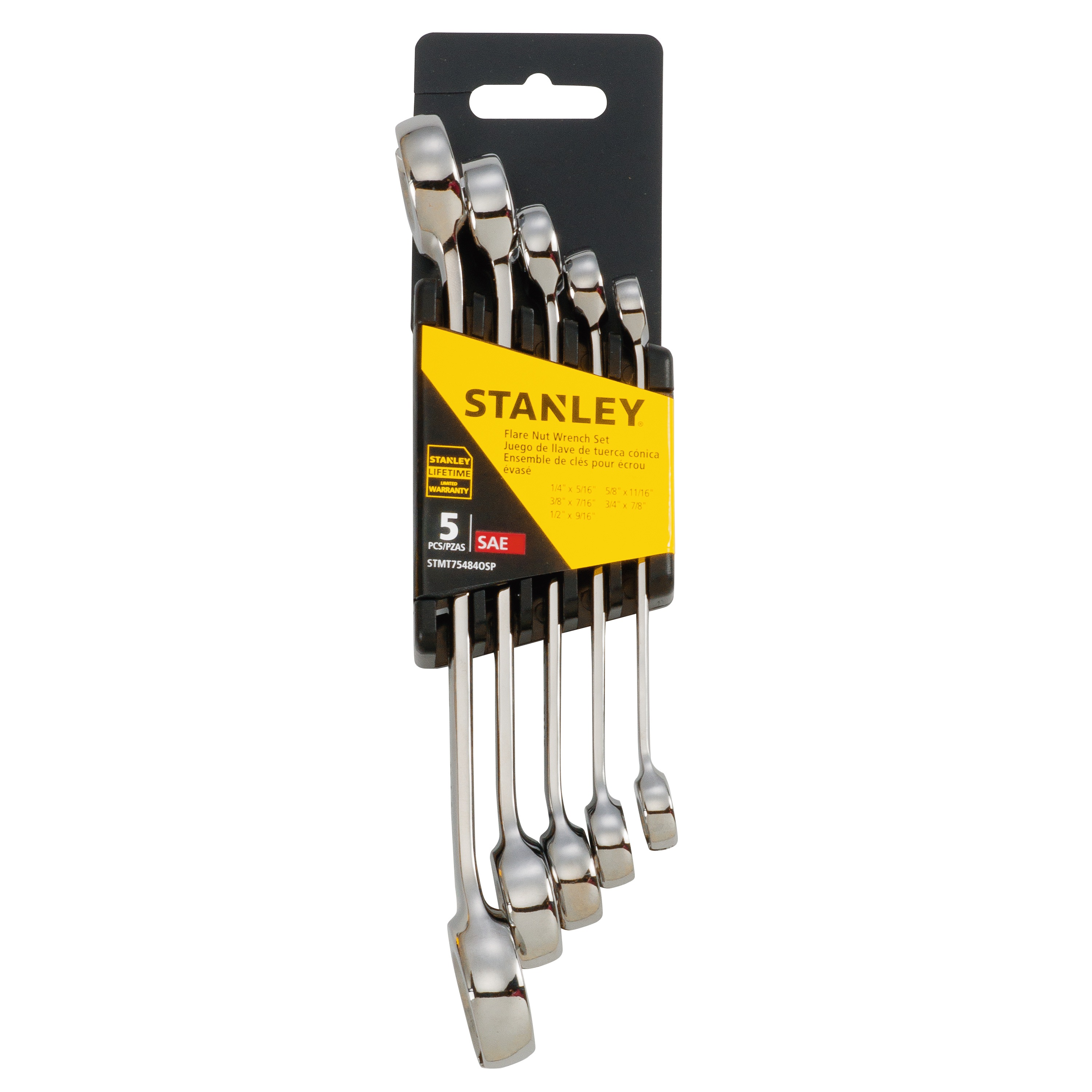 5 pc Flare Nut Wrench Set STMT75484OSP STANLEY Tools