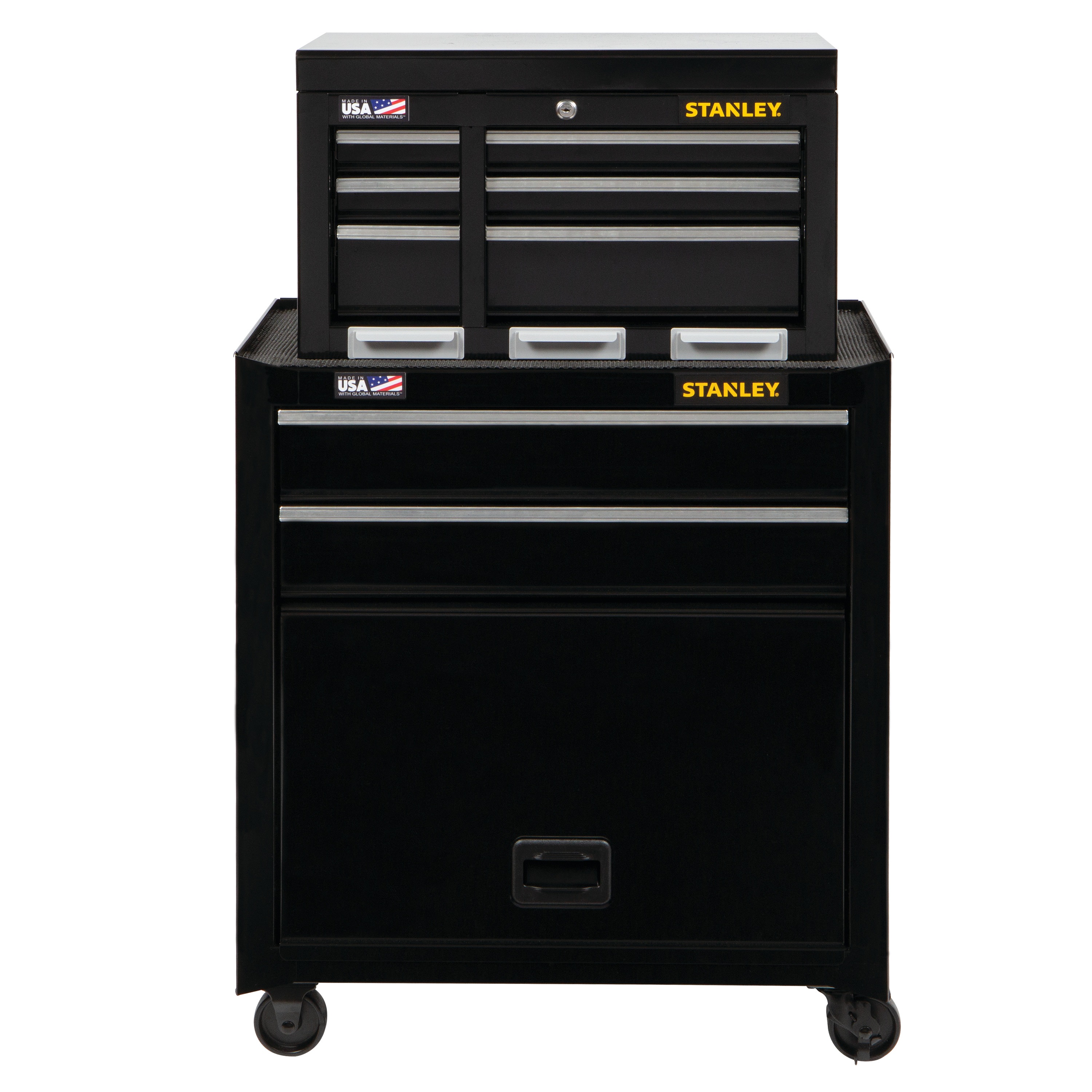 26 In 5 Drawer Tool Chest And Cabinet Combination Stst98178bk Stanley Tools