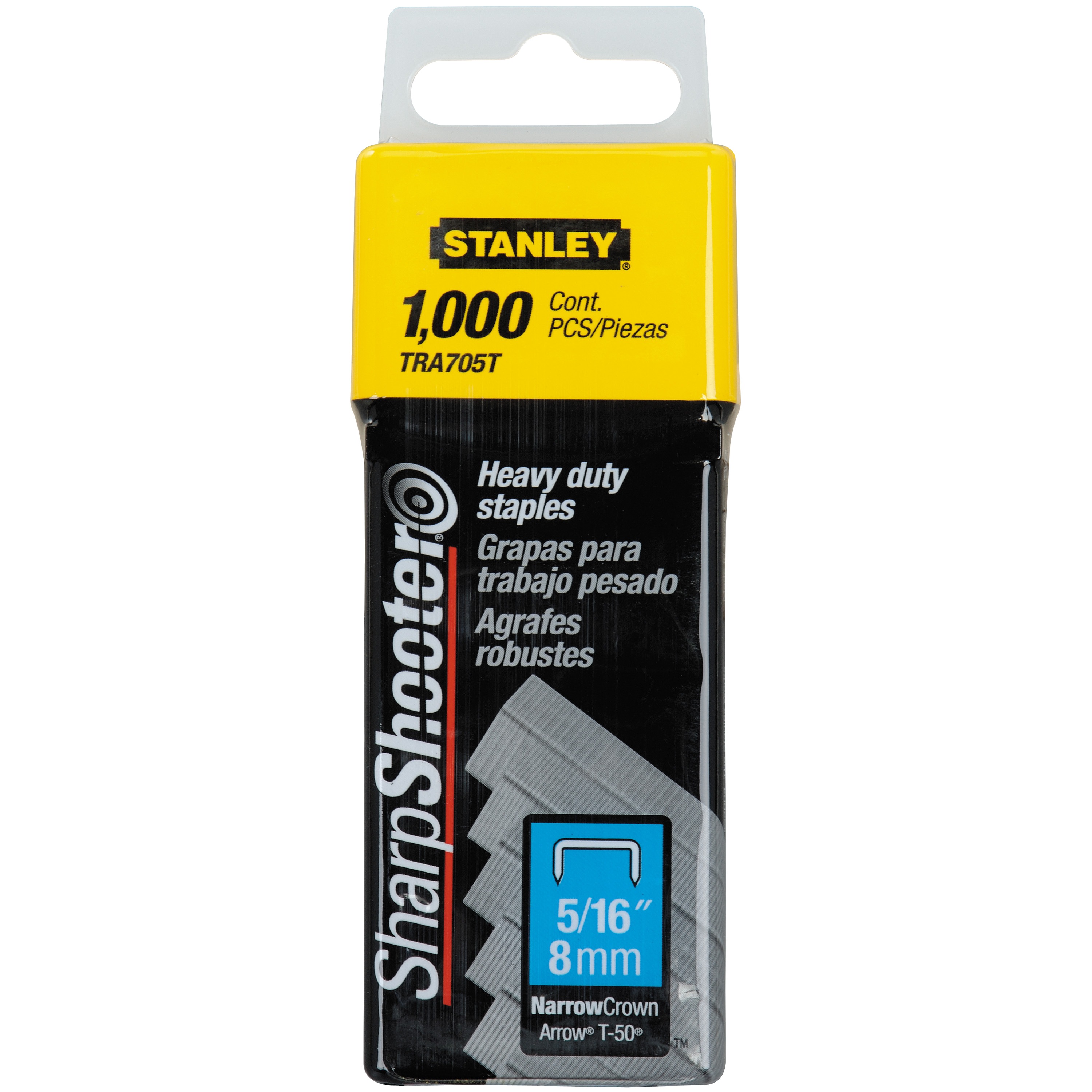 1,500 pc 5/16 in Heavy Duty Staples TRA705T STANLEY Tools