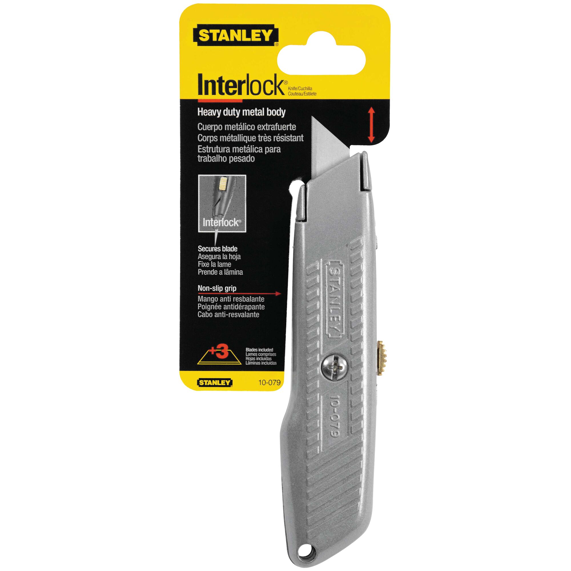 スタンレーコンベックス InterLock® Retractable Utility Knife | STANLEY
