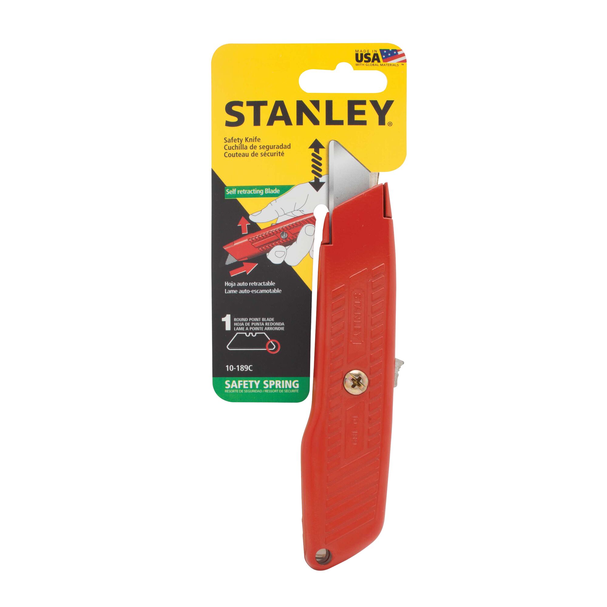STANLEY® Self-Retracting Safety Utility Knife | STANLEY