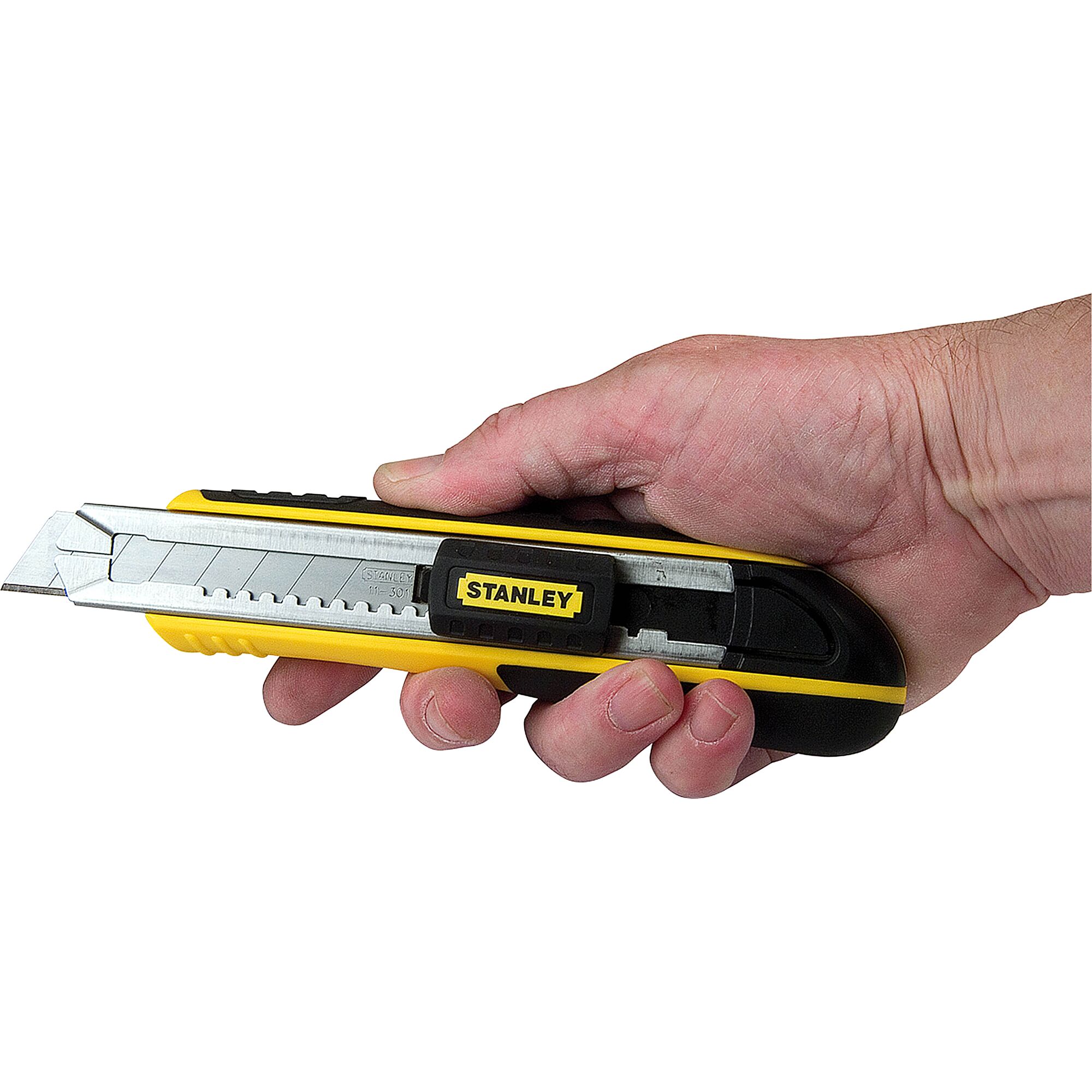 18mm,Silver/Yellow/Black Stanley 10-481 FatMax Snap-Off Knife 