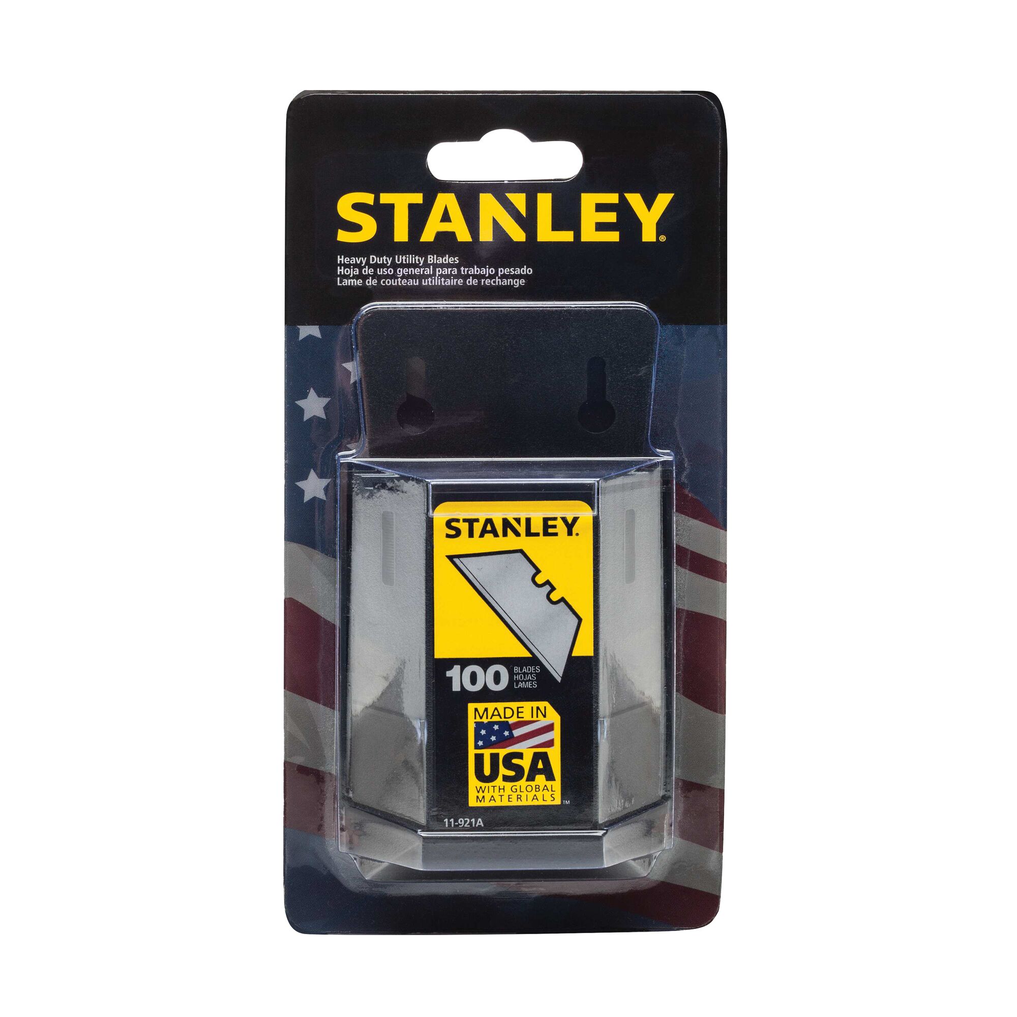Stanley 150 Heavy Duty Utility Blades With Dispenser for sale online 