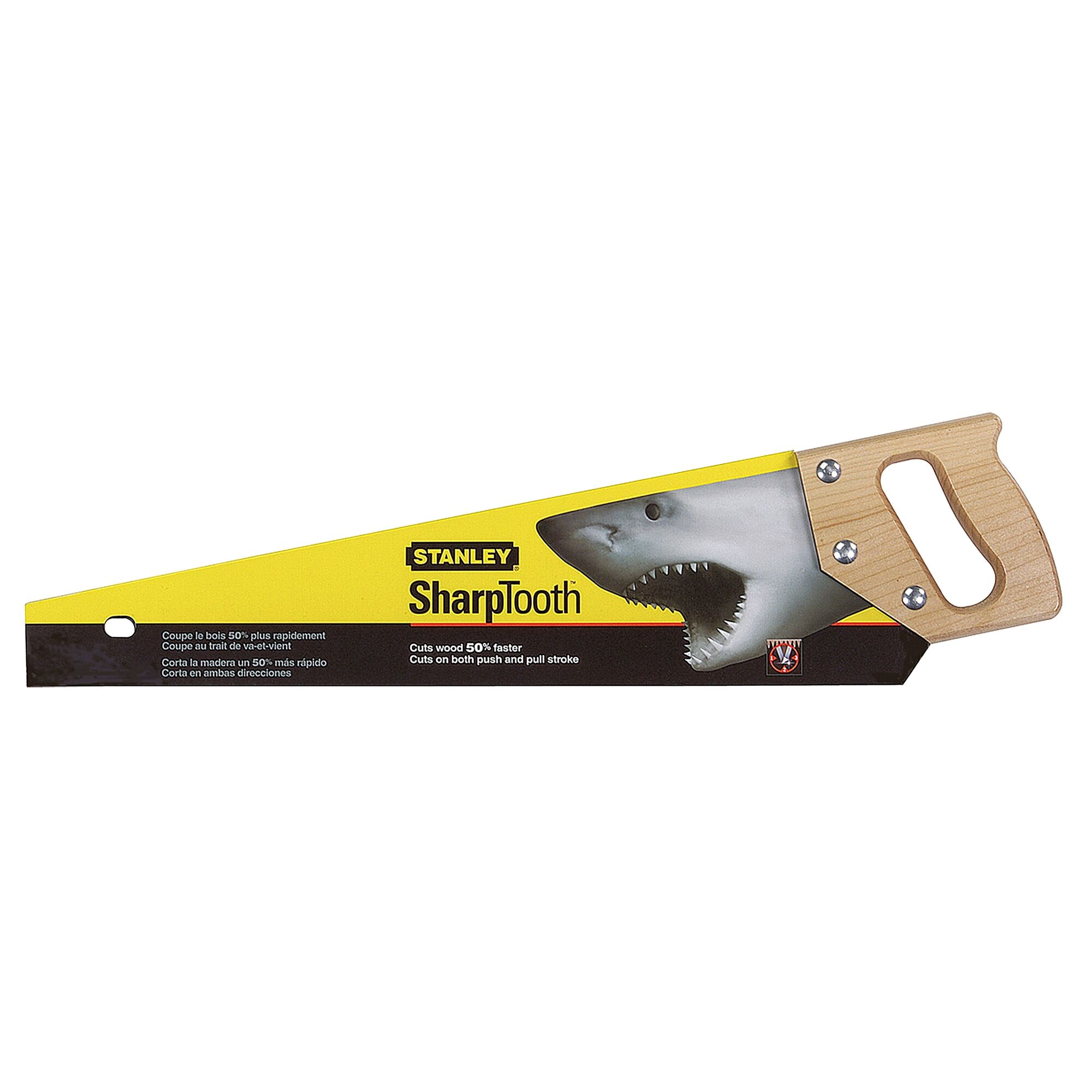 Stanley 15-335 20-Inch Blade Length x 9 Points Per Inch SharpTooth Handsaw 