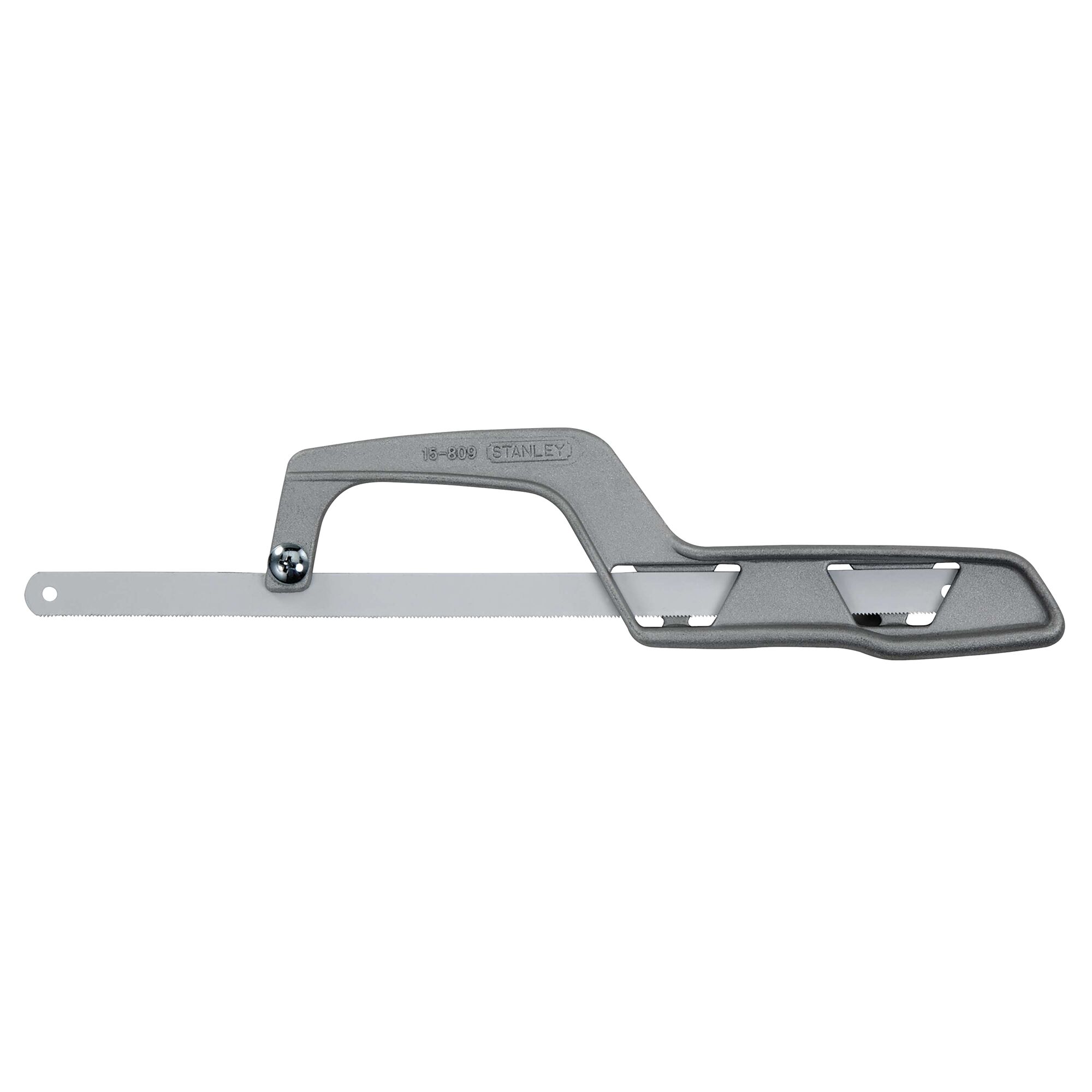 cutting exhaust pipe with hacksaw