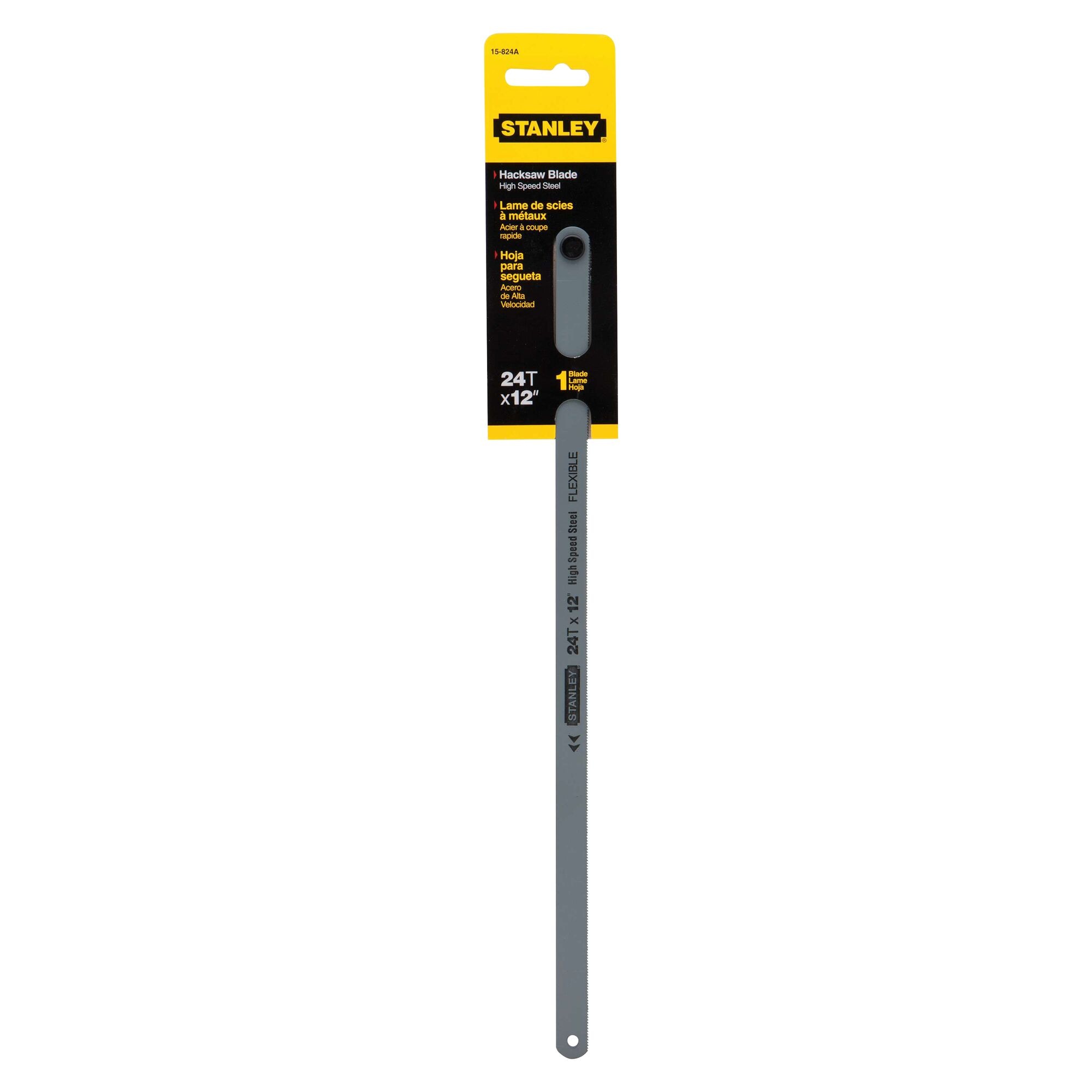 12 in x 24 TPI High Speed Steel Hacksaw Blade | STANLEY