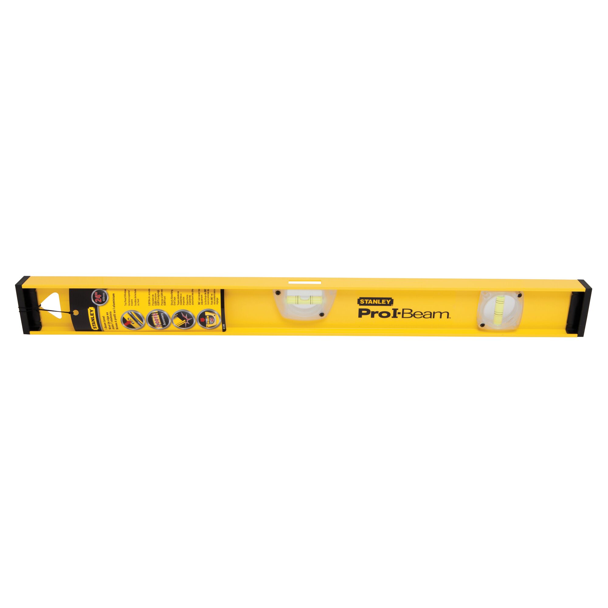 Details about   STANLEY 42-240 24" TOP READ I BEAM LEVEL 