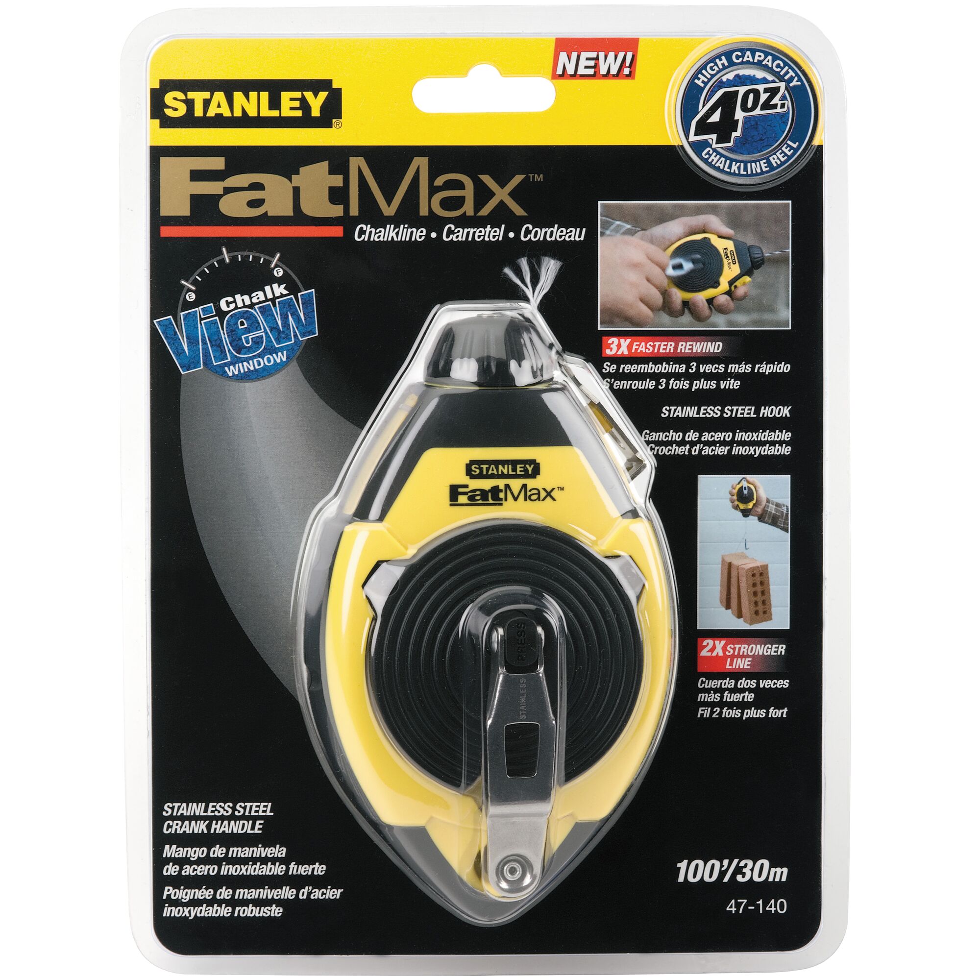 Stanley STA047681 FatMax Chalk Line Set 
