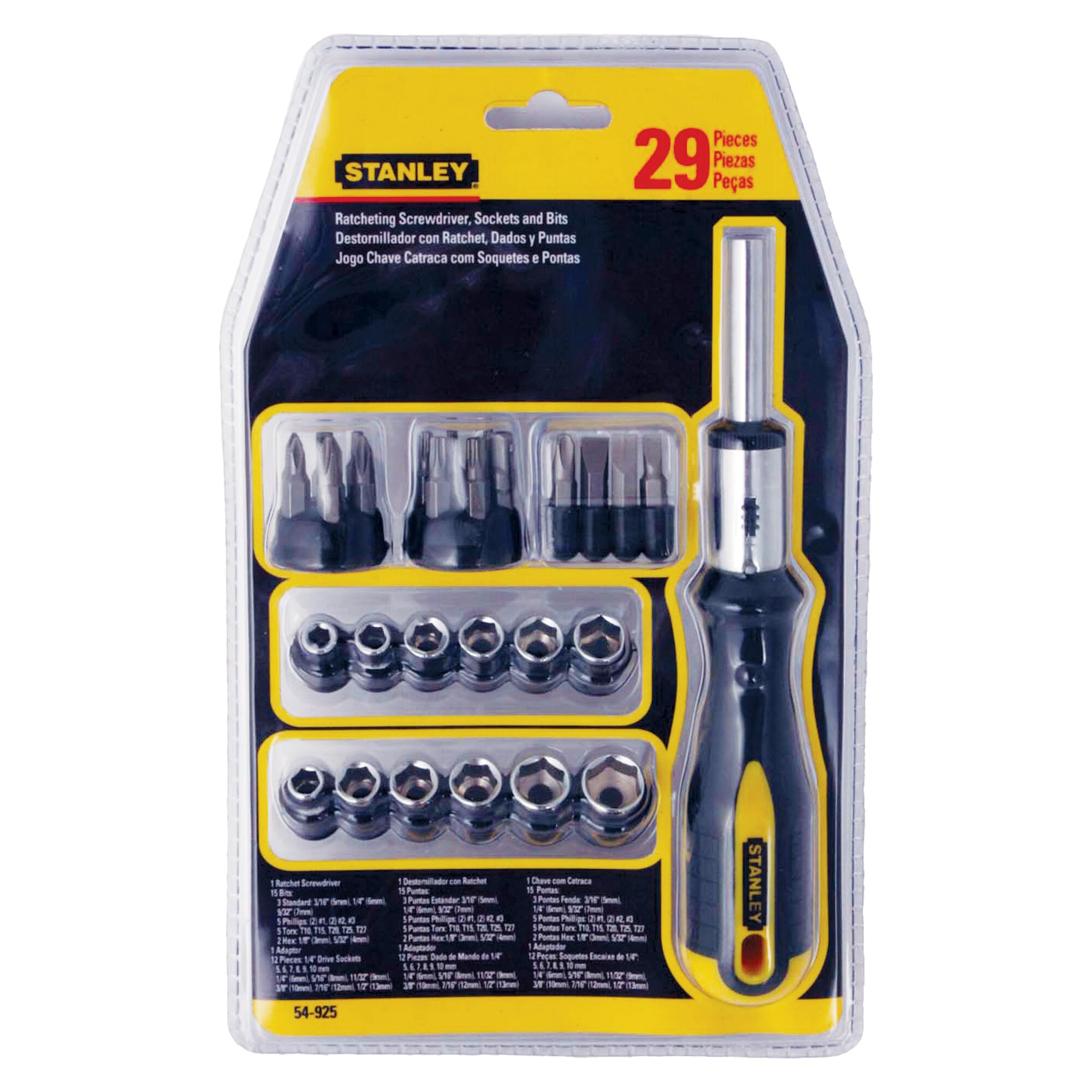 by Stanley Consumer Tools Single Uni Ratchet Screwdriver Set PartNo DWHT69233 