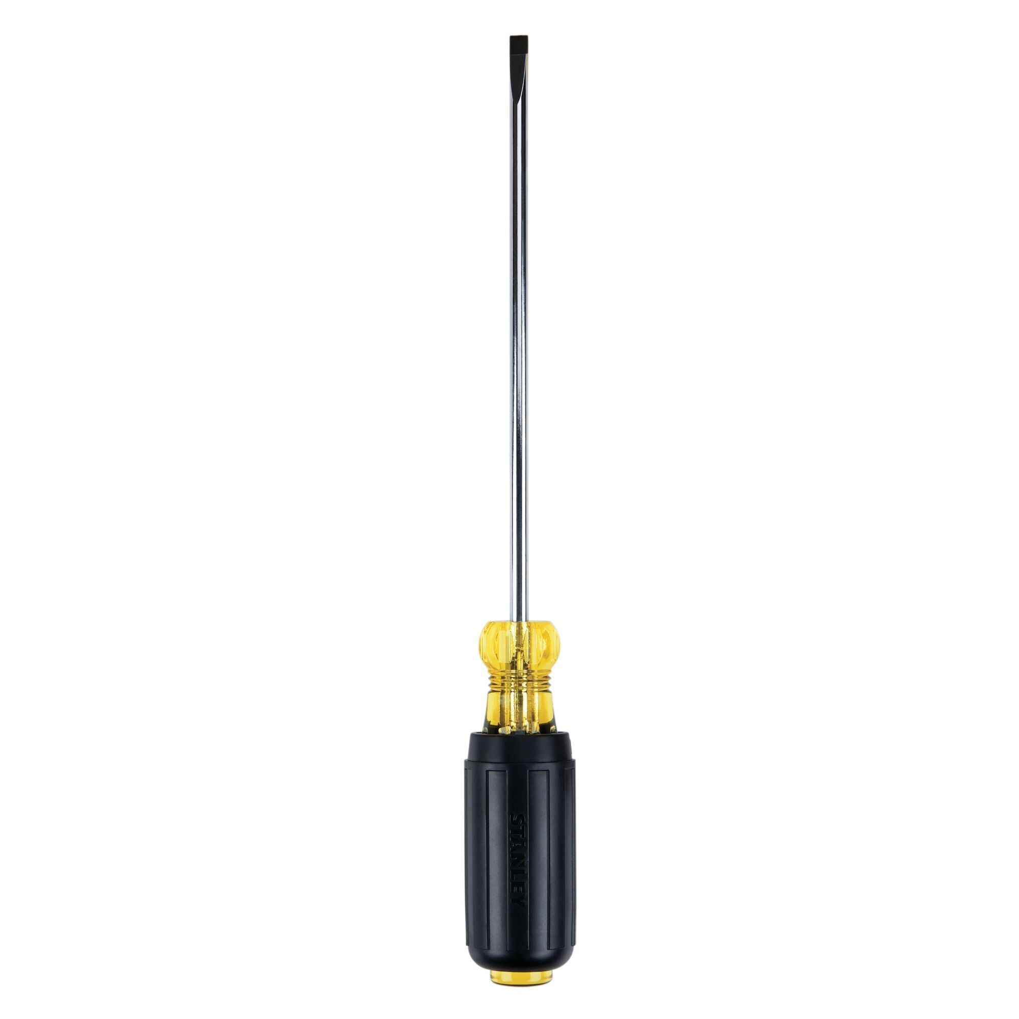 Stanley 3/16 in x 6 in Vinyl Grip Light Blade Cabinet Tip Screwdriver