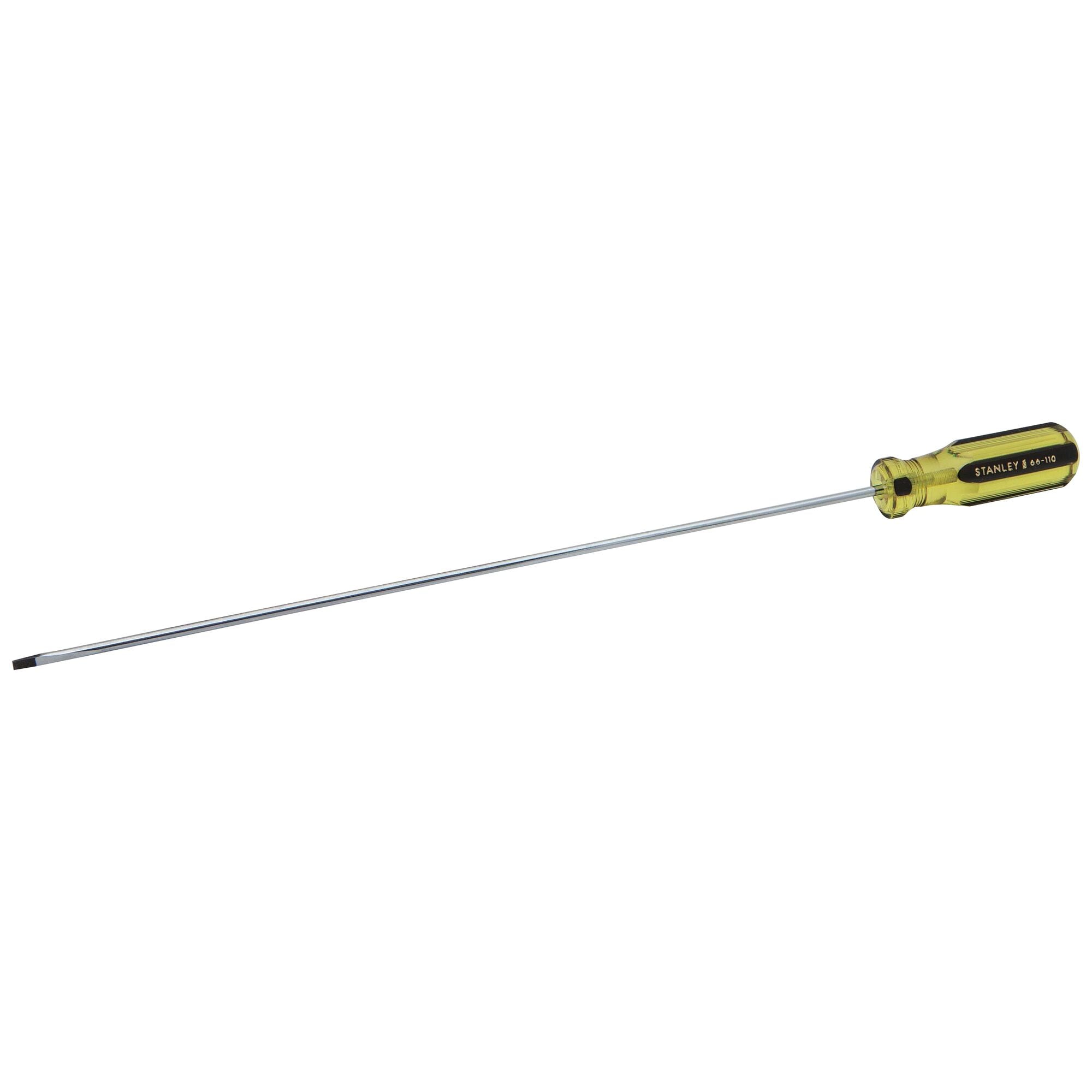 Stanley 1/8 in x 10 in 100 PLUS Extra Light Blade Cabinet Tip Screwdriver