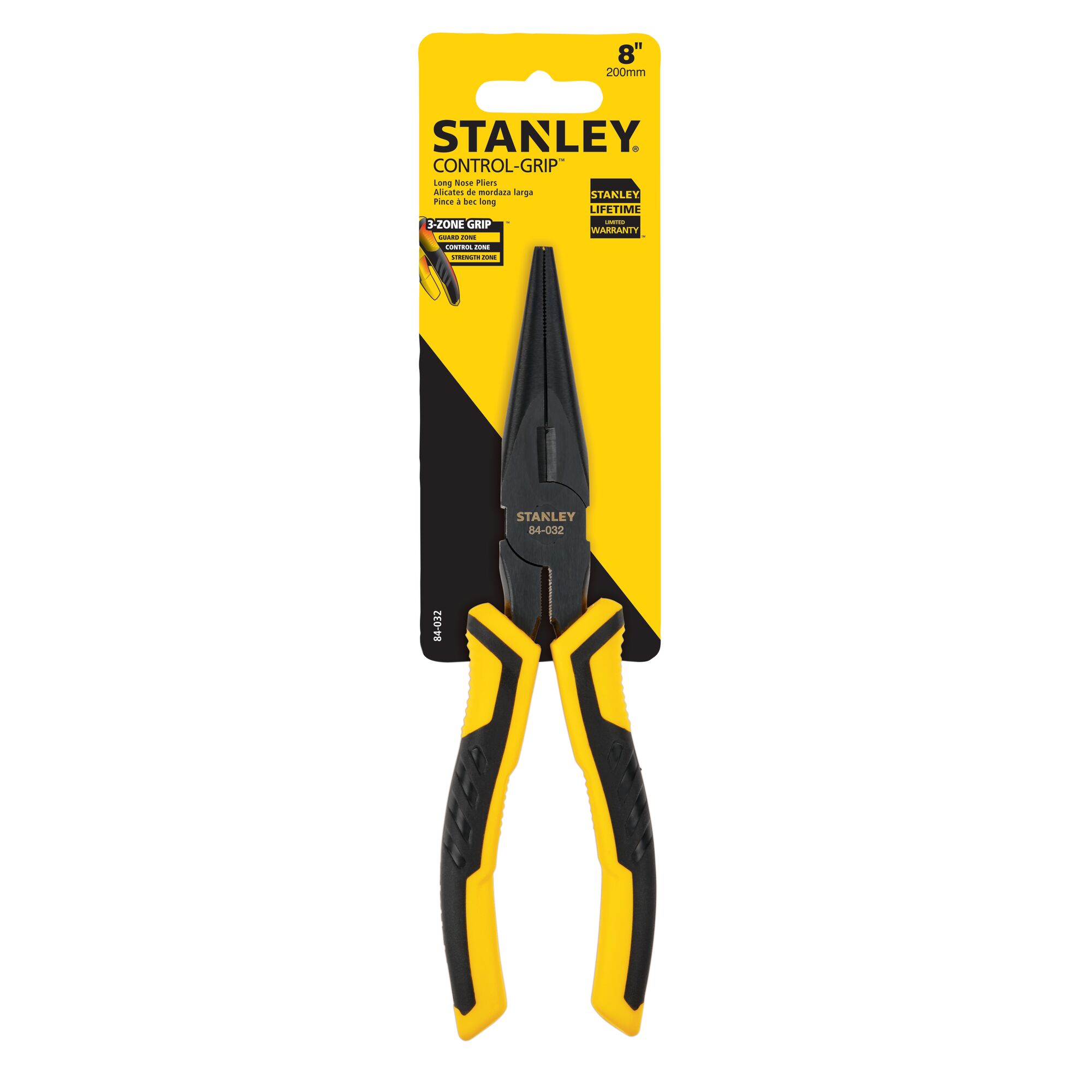 Stanley 8 in Long Nose Pliers