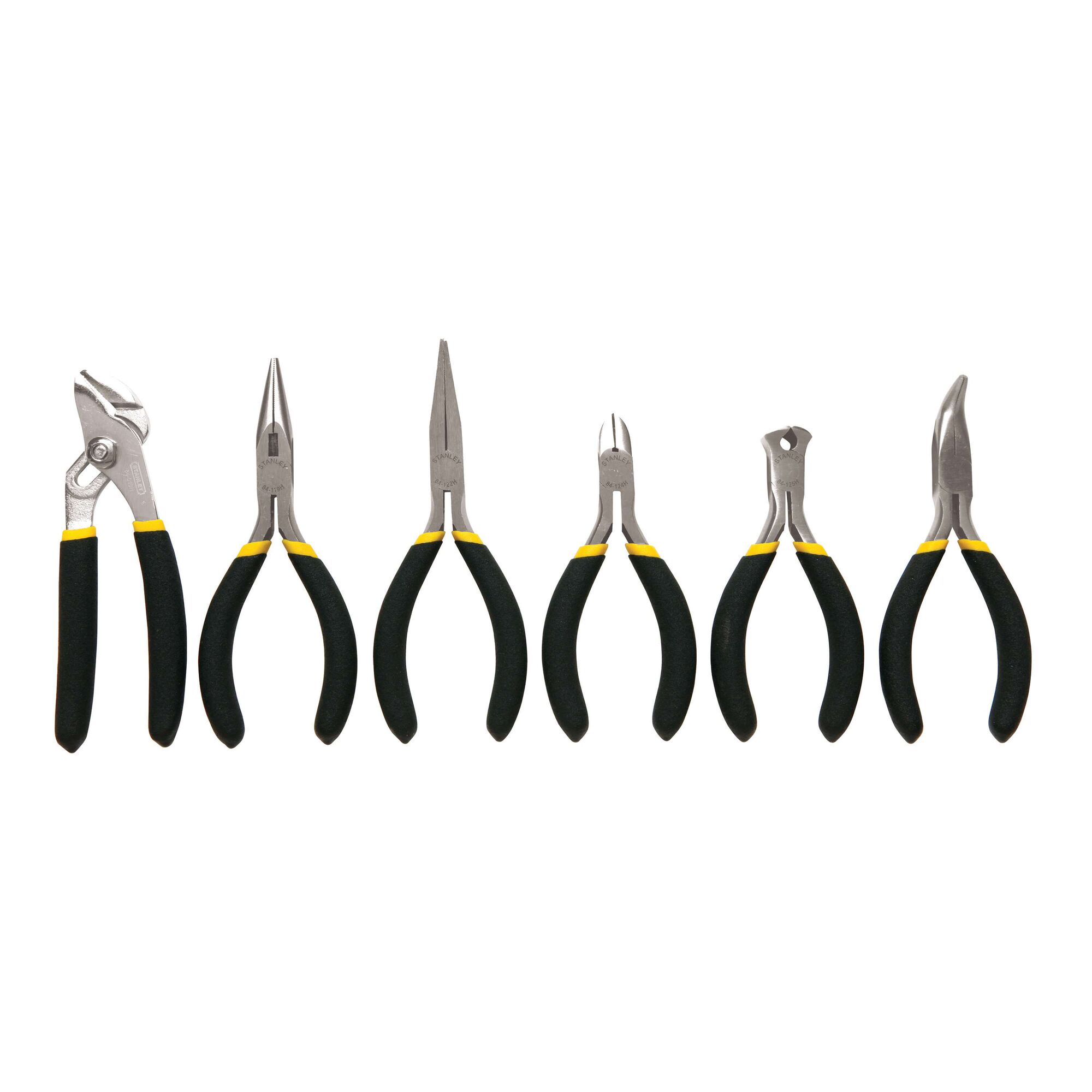 Stanley 6 pc Bi-Material Mini Plier Set
