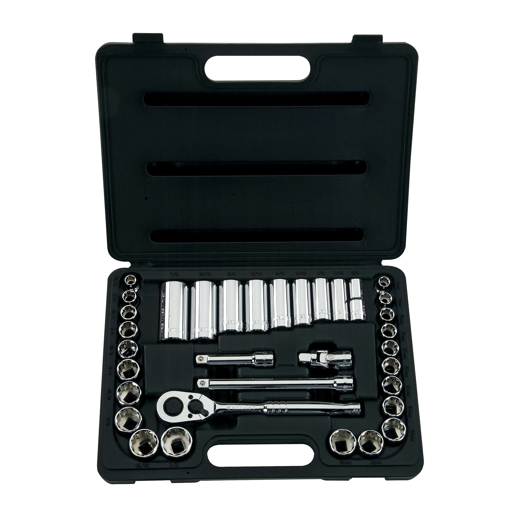 Stanley 34 pc Socket Set