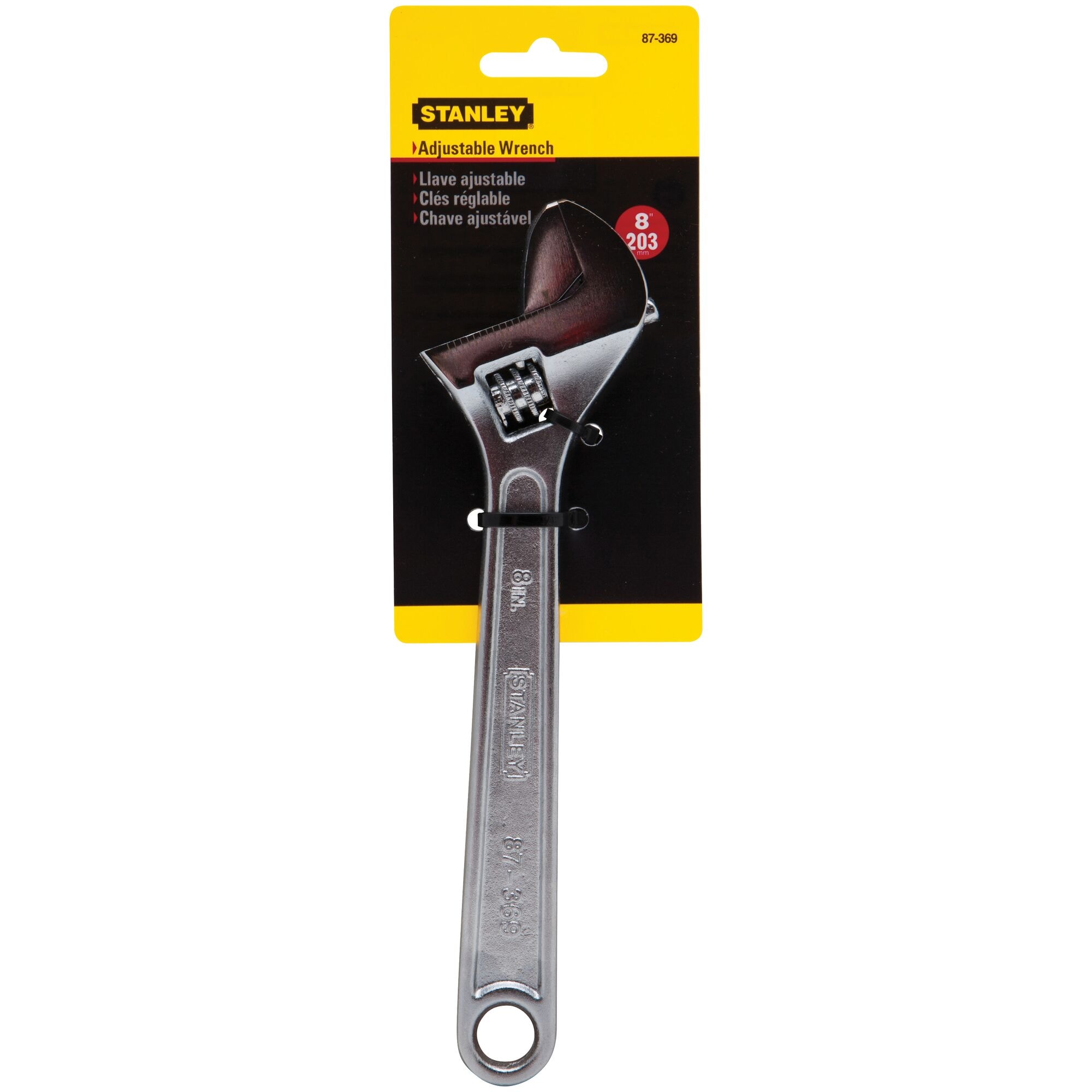 Stanley 8 in Adjustable Wrench