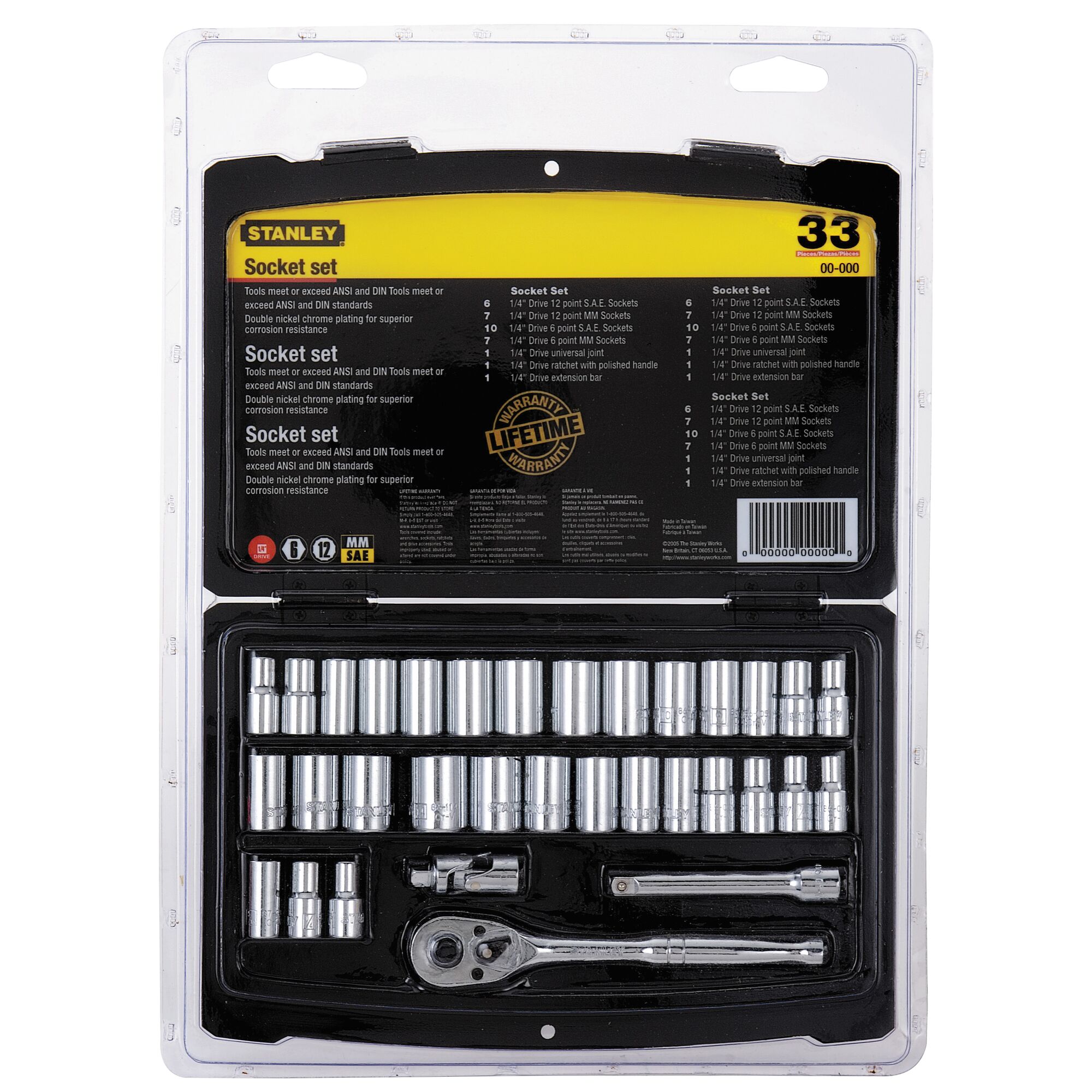 30 pc Socket Set STANLEY