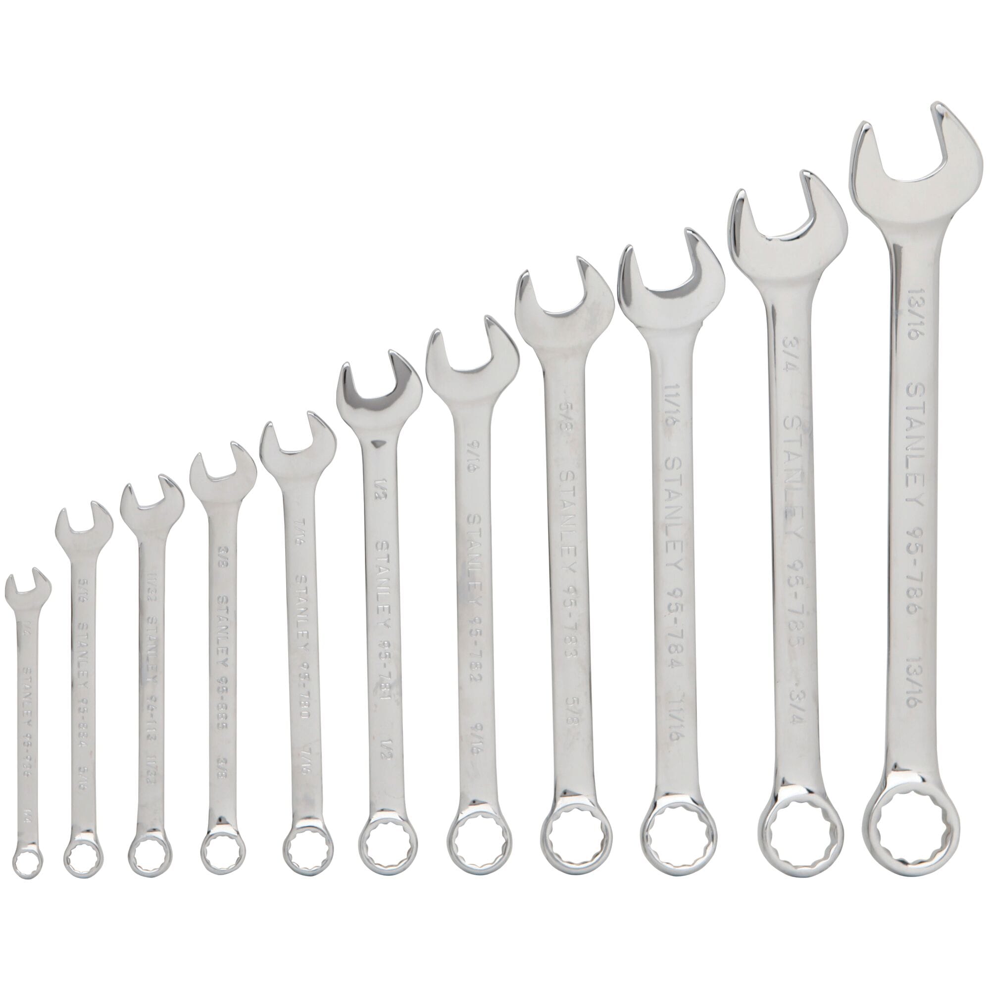 Stanley 11 pc Combination Wrench Set SAE