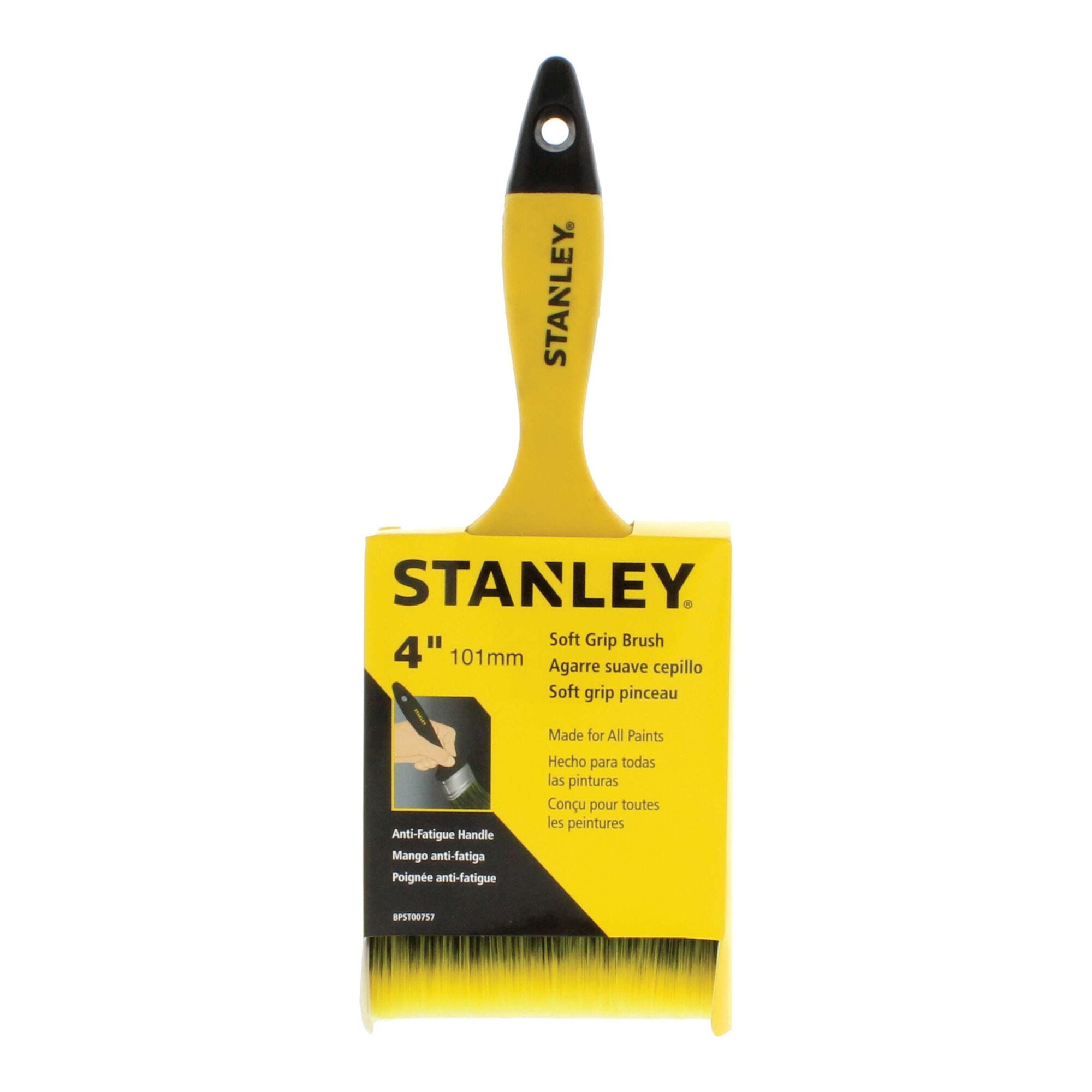 Stanley 4 in Polyester Flat Paint Brush