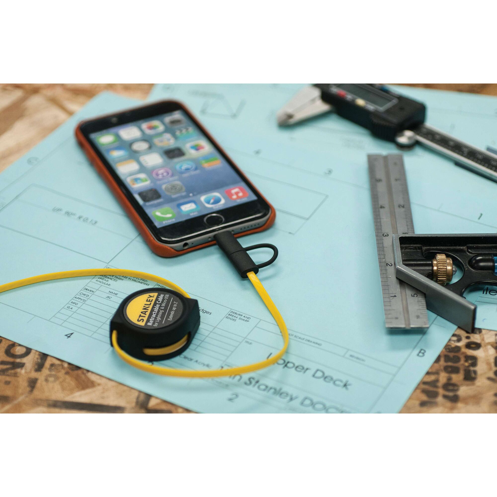 Retractable Combo Cable for Lightning & Micro-USB