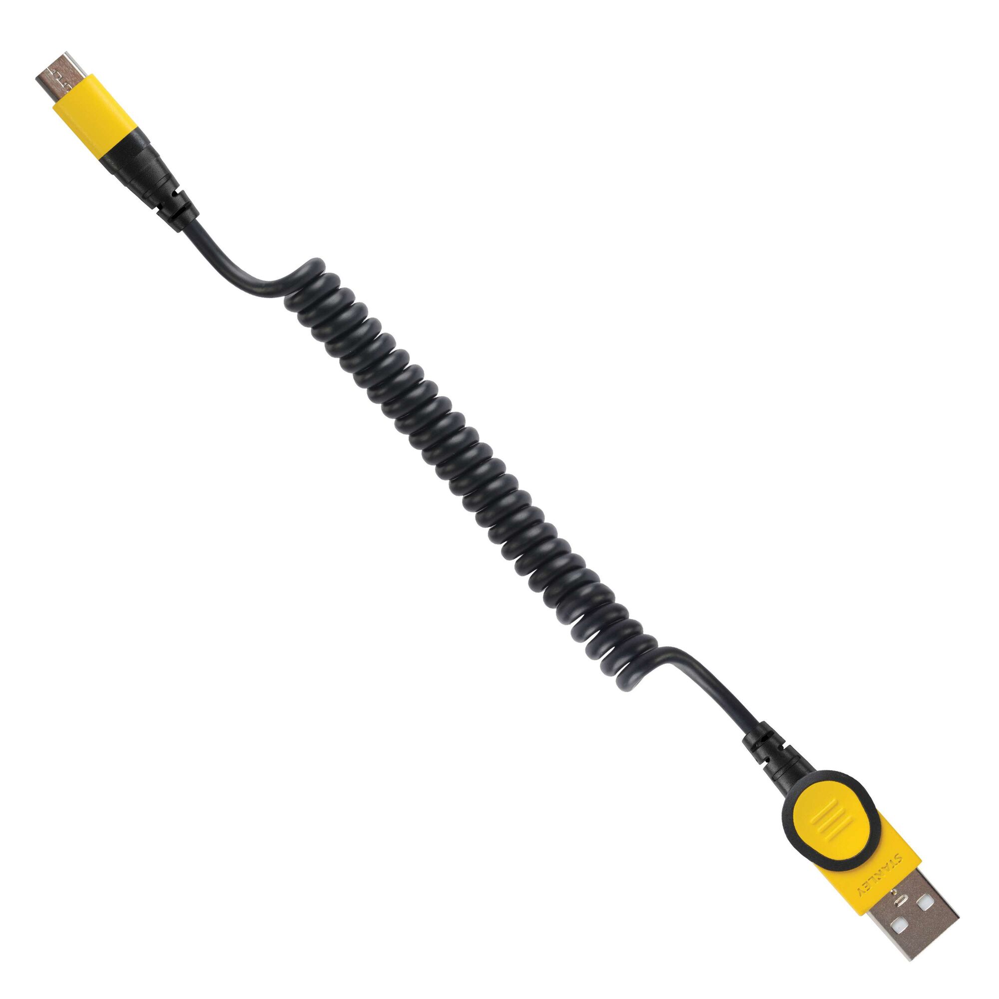 Coiled Cable for Micro-USB