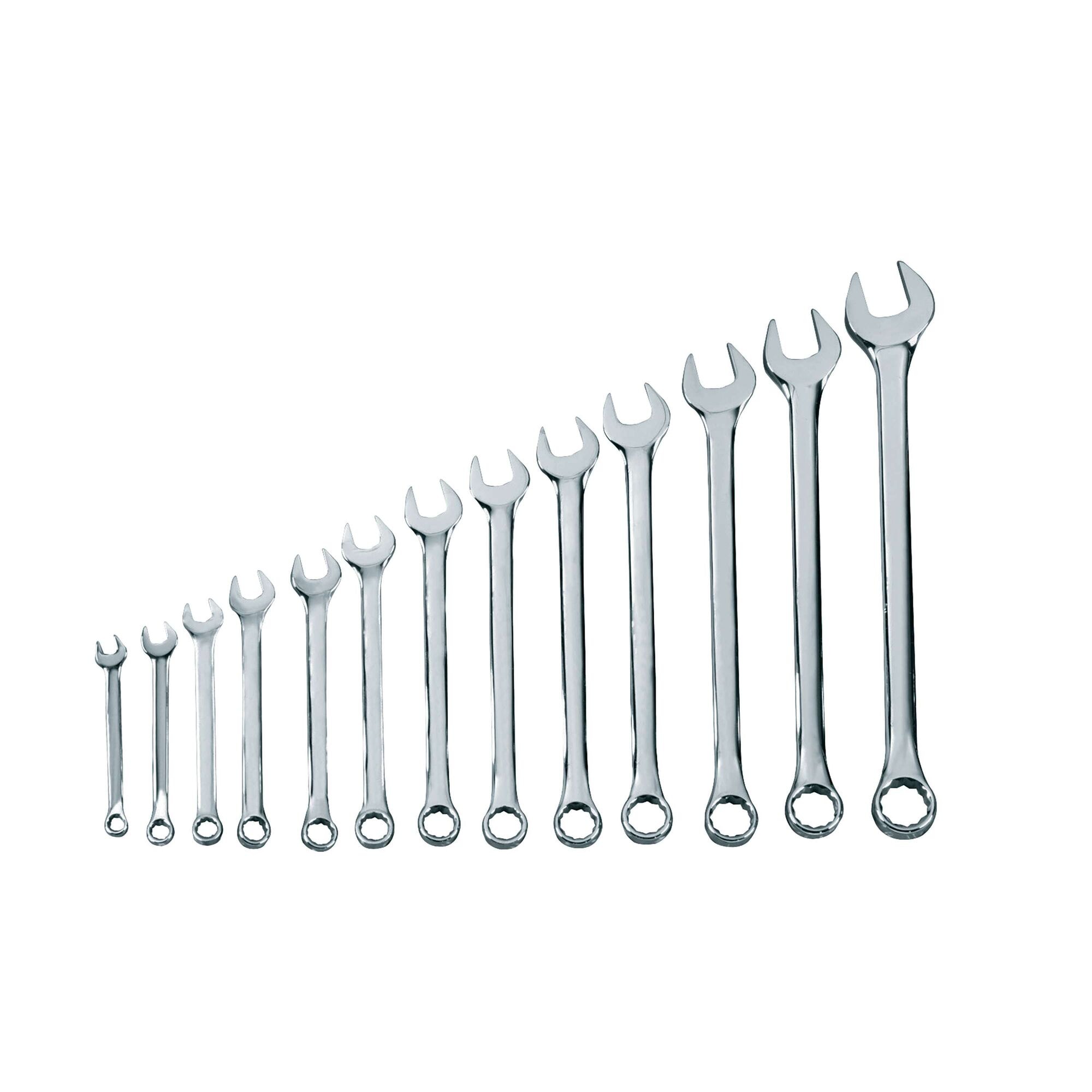 13 pc Professional Grade Combination Wrench Set SAE